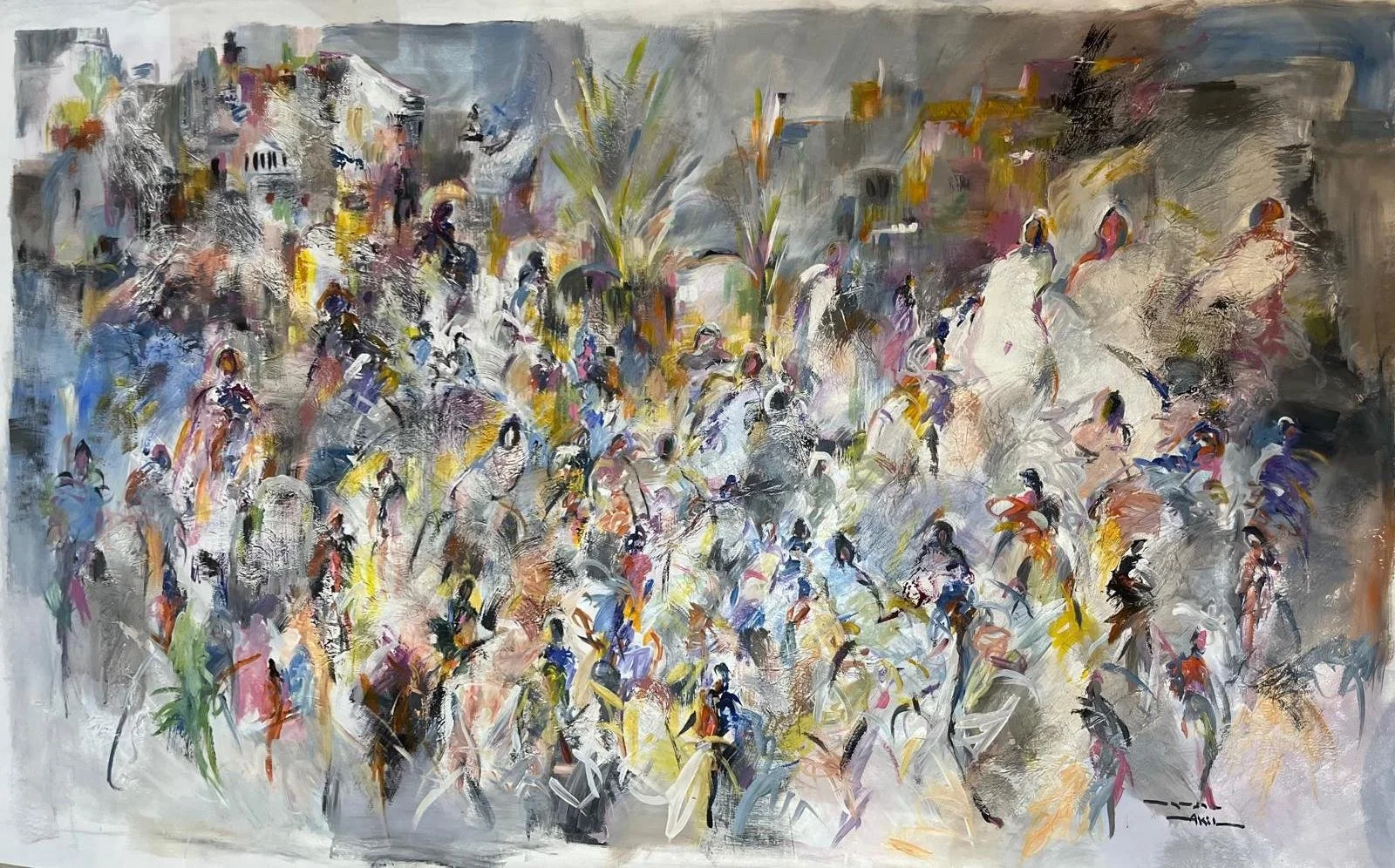  Acrylic on Canvas  120 × 200 cm 