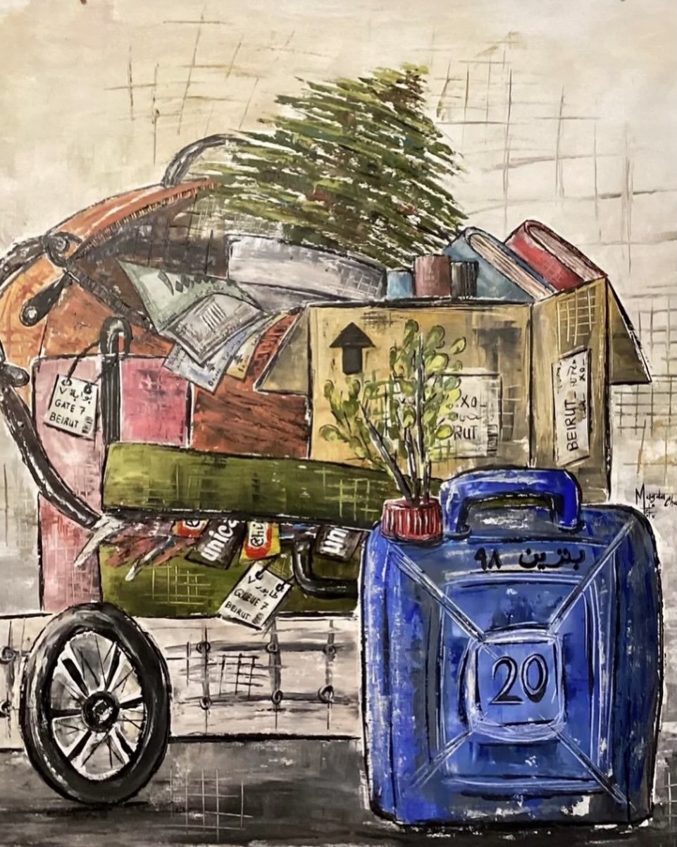 Magda Chaaban 
Acrylic on Canvas
100x100cm
2022