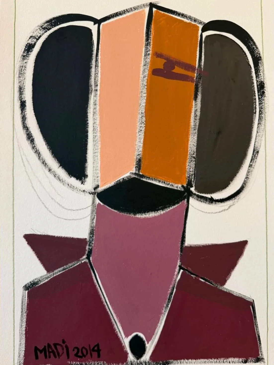 Hussein Madi 
Acrylic on Cardboard
45x30cm
#husseinmadi #dubai🇦🇪 #artist #artwork #artsy