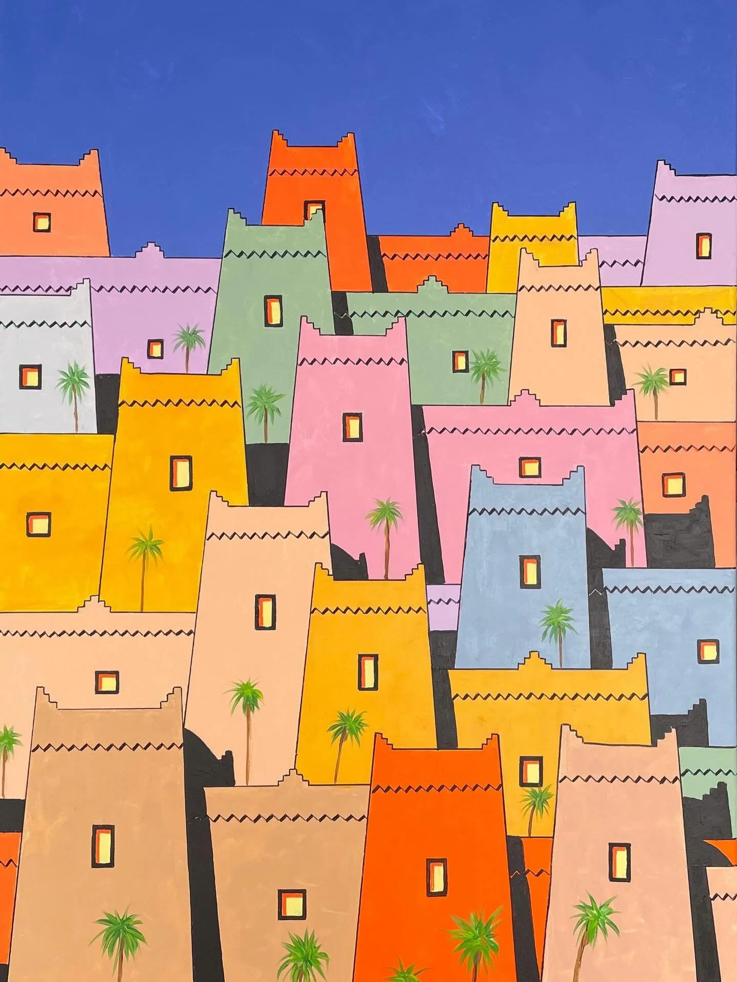 Ali Mourabet
Acrylic on Canvas 
100x70cm