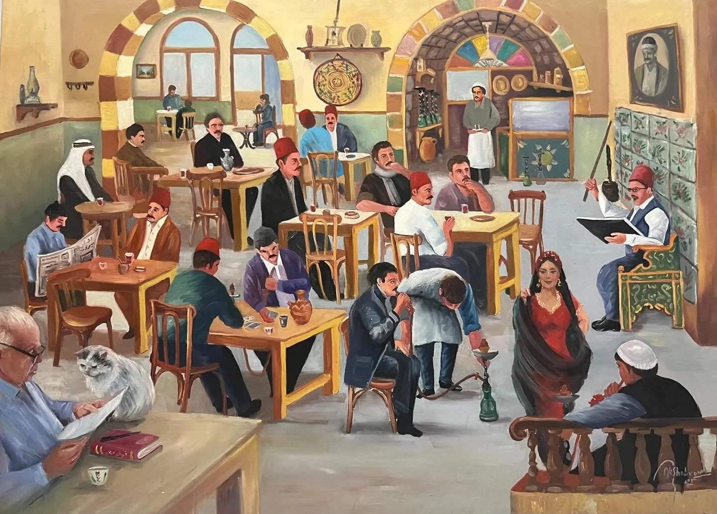 Ali Shahrour
Acrylic on canvas
110x80cm