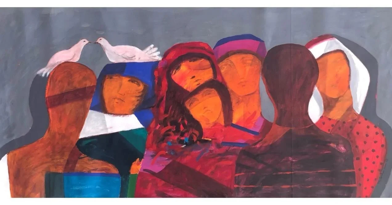 Nihad Gule 
Acrylic on Canvas 
70x170cm