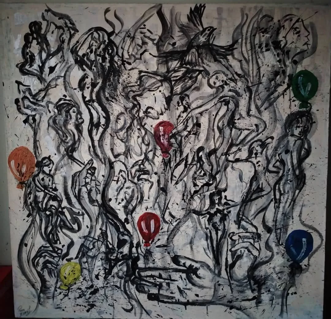  100 × 100 cm   acrylic on canvas  2026 