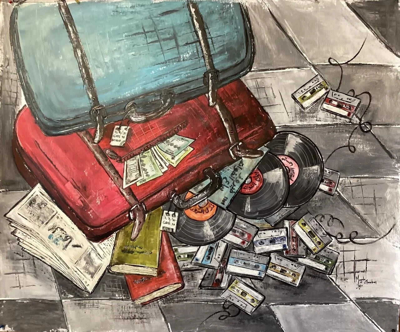 Magda Chaaban 
Acrylic on Canvas 
130x110cm