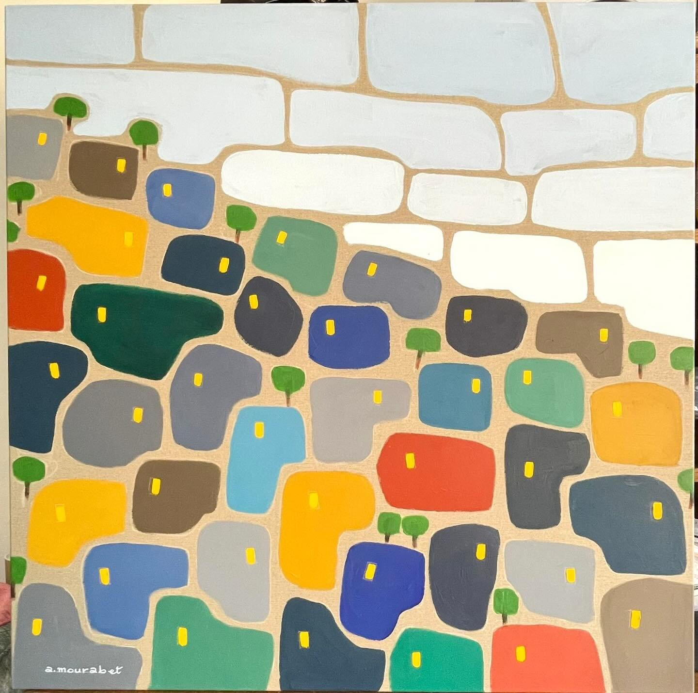 Ali Mourabet 
Acrylic on Canvas
100x100cm