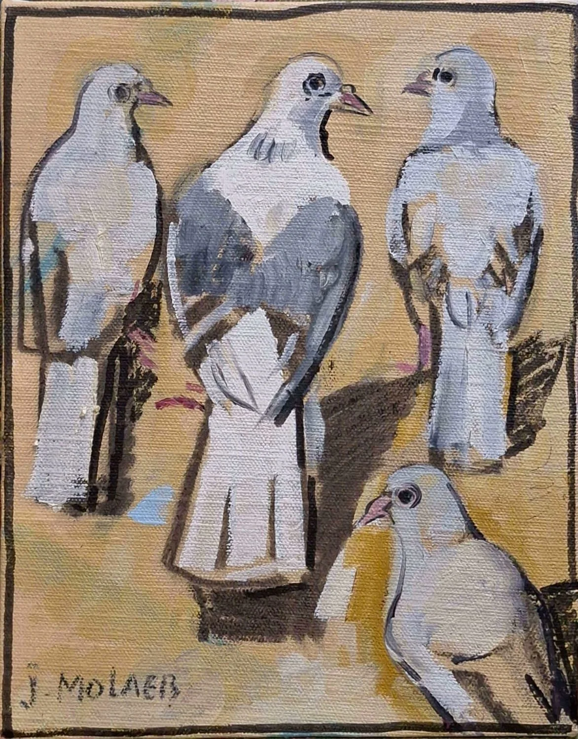  Oil on Canvas  25 × 20 cm 