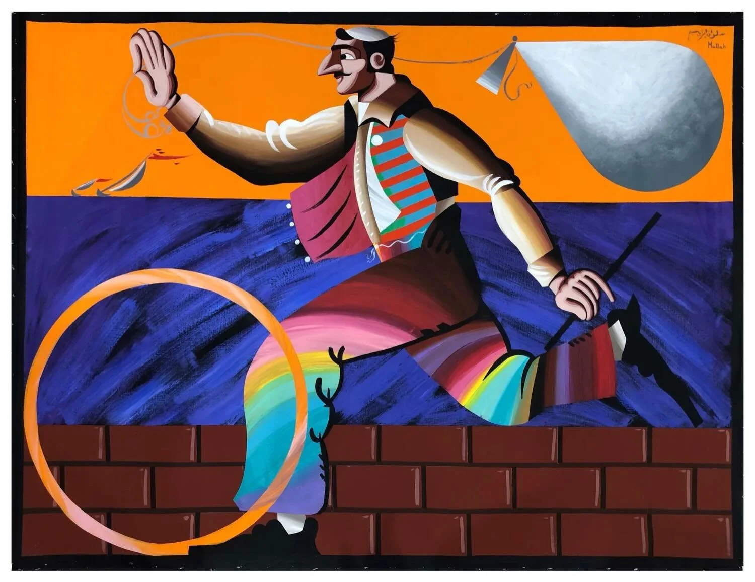 Silwan Ibrahim 
Acrylic on Canvas
160x120cm