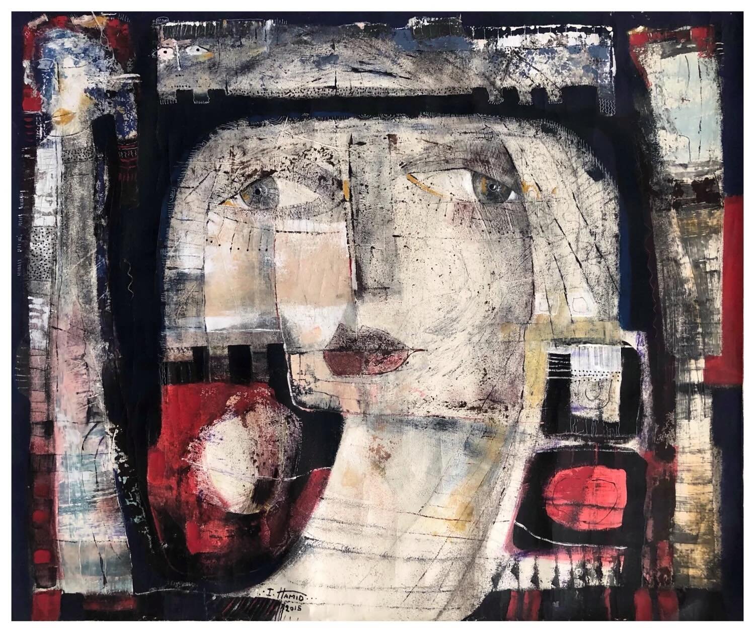 Ibrahim Hamid 
Acrylic on Linen
110x120cm
2015