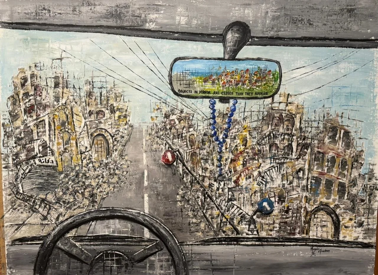 Magda Chaaban 
Deja Vu 
Acrylic on Linen 
152x112cm
#beirut#lebanon #artcollector