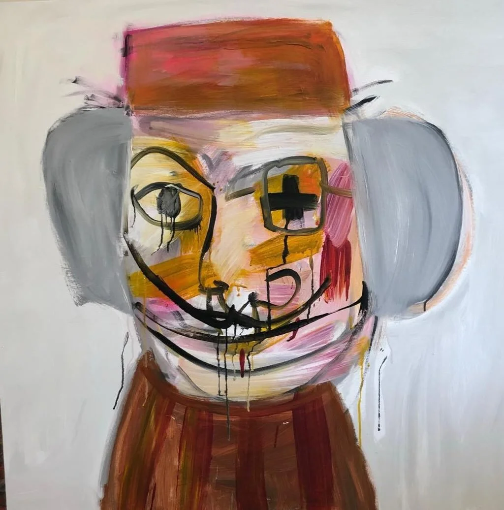 Raouf Rifai 
Derviche 
Acrylic on Canvas
100x100cm