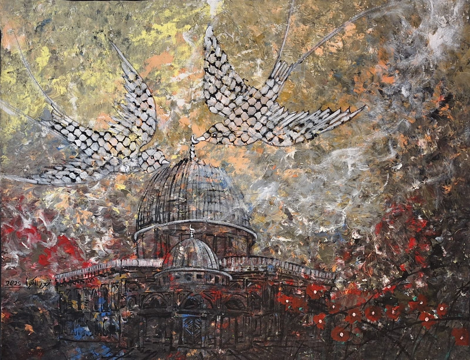 13- Nour Al Kawa 70x90cm 2025 Second room C.jpeg