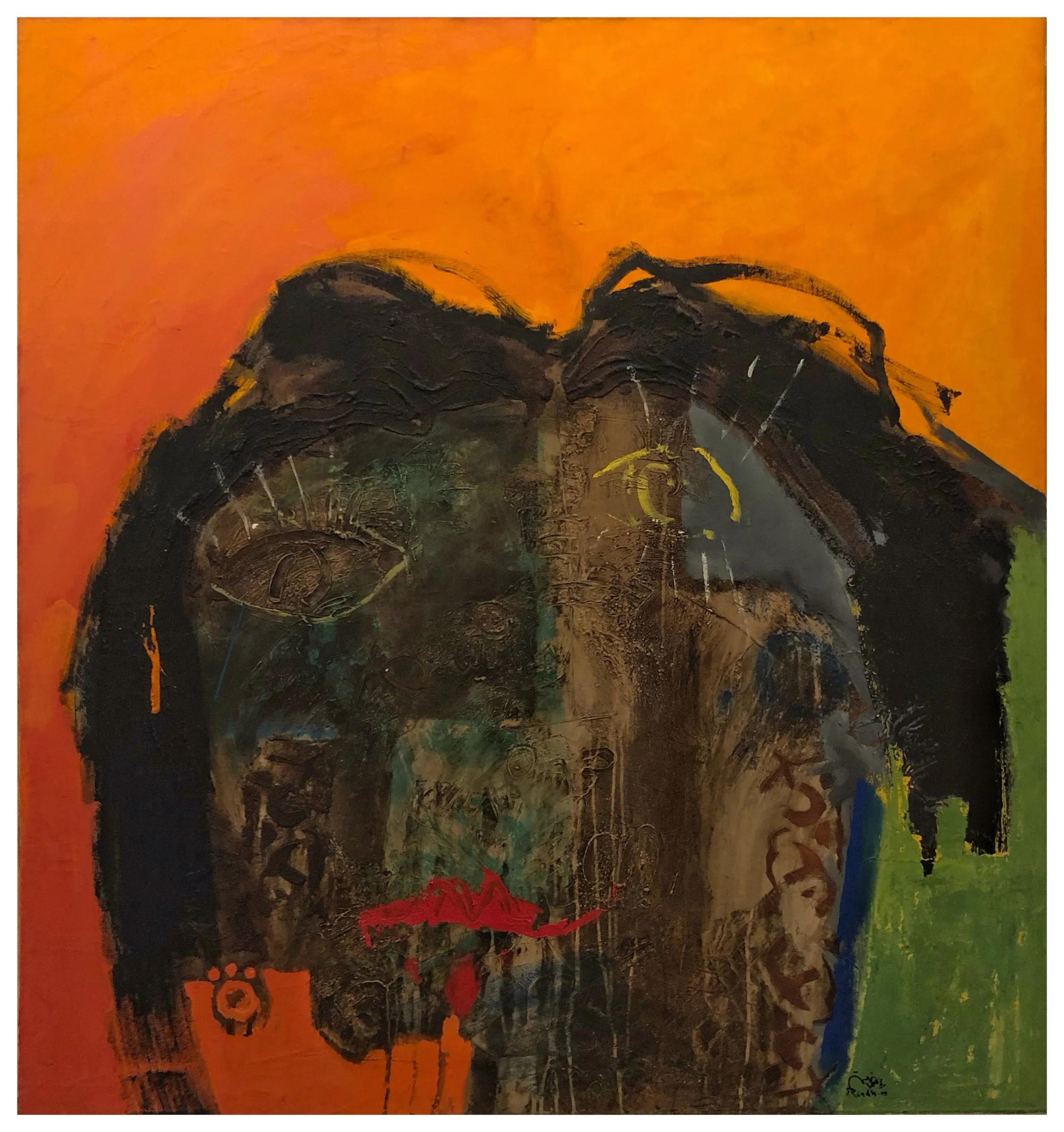 Riyad Ne'mah-Untitled-Oil on Canvas-130 x 120 cm.jpg