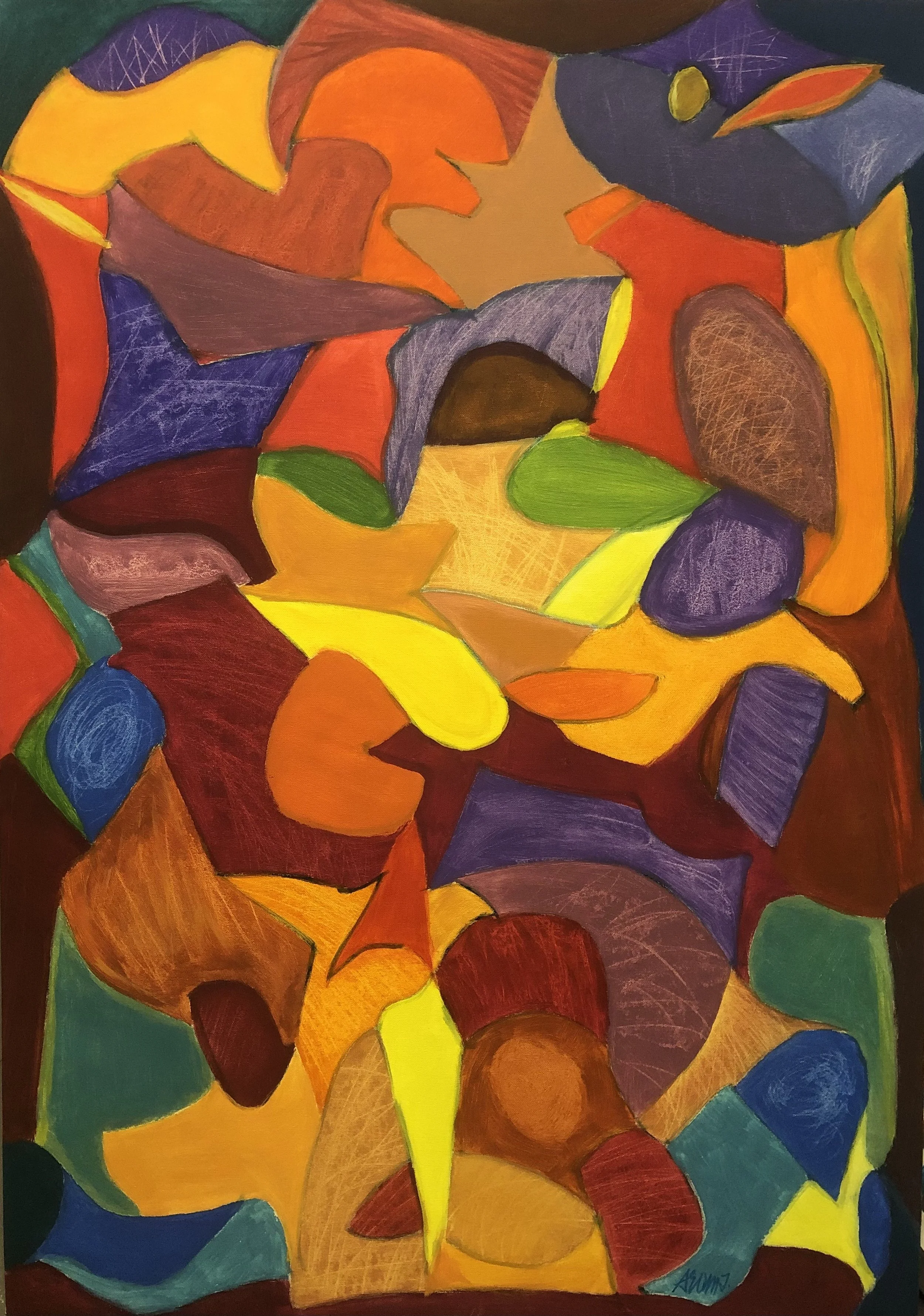 %22Fuego%22 Acrylic 2025 100 x 70 cm .jpeg