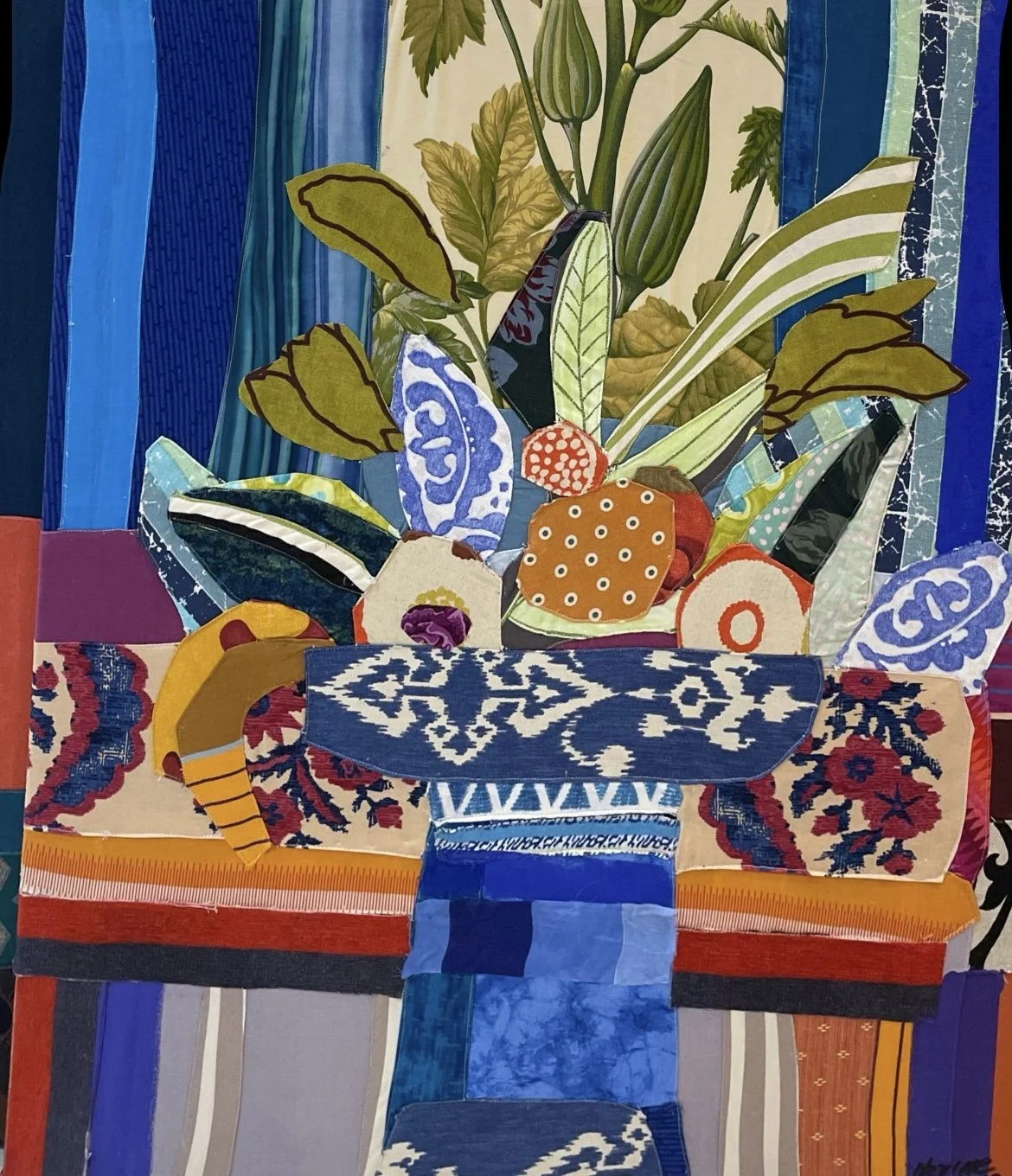 Nevine Mattar Tapestry 65 x 74 cm .Bouque 7 2023 First room cupboard A.jpg