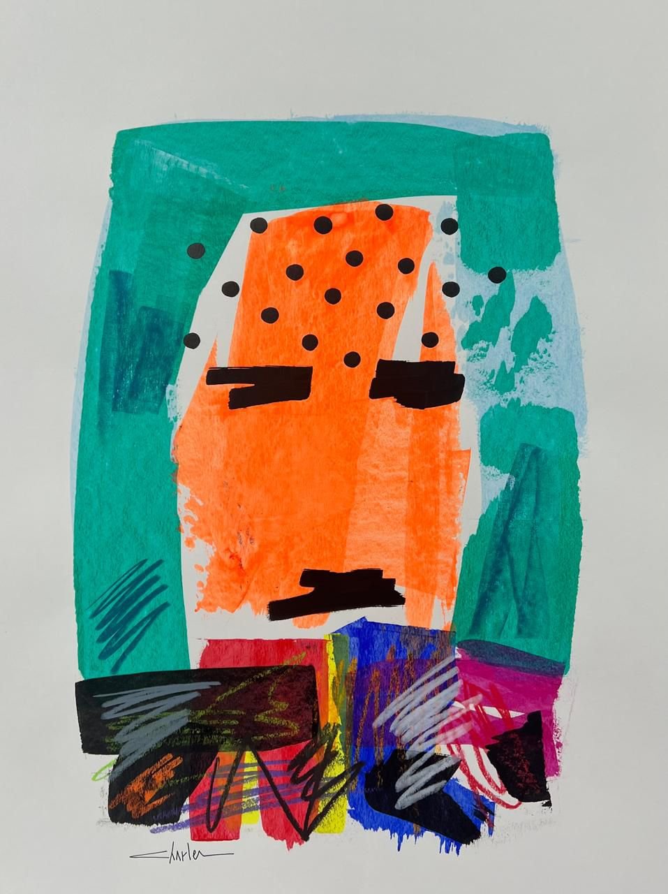 Charles Khoury-Untitled04-Acrylic on Cardboard-65 x 50 cm.CLOSET B first room.jpeg