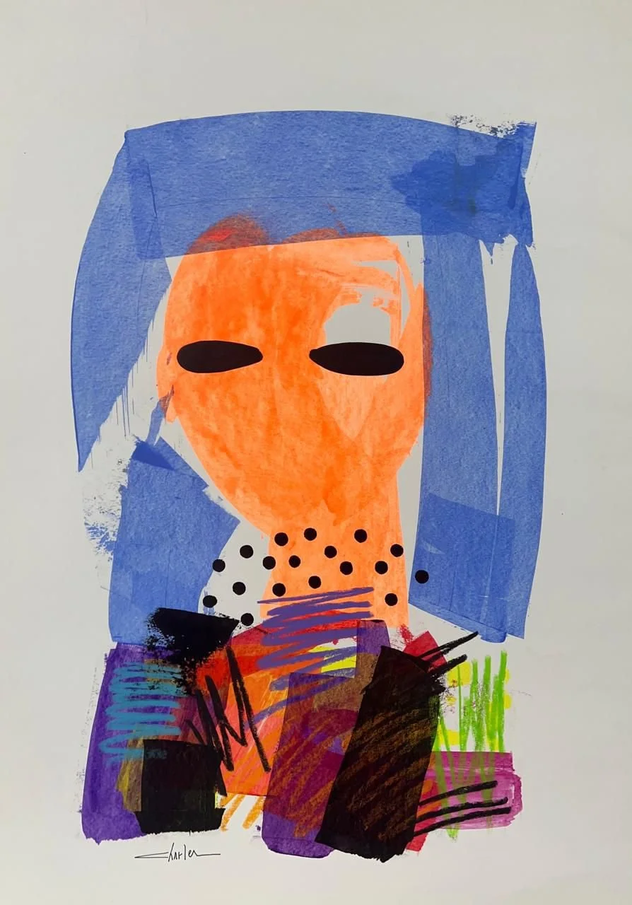 NOT HERE Charles Khoury-Untitled-Acrylic on Cardboard-70 x 50 cm.jpeg