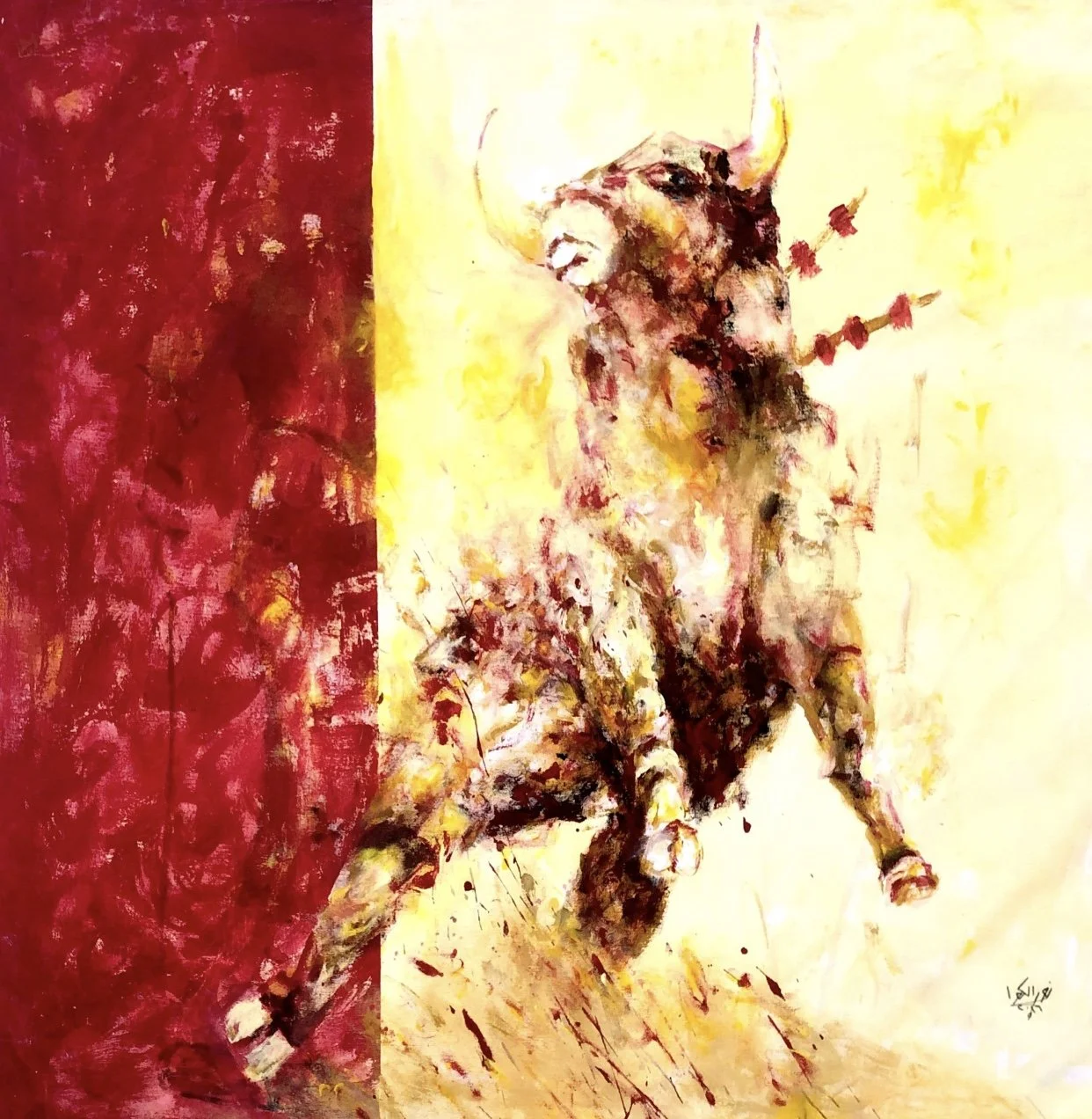 10- Nour Kawa 100 x 100 cm First room F.jpg