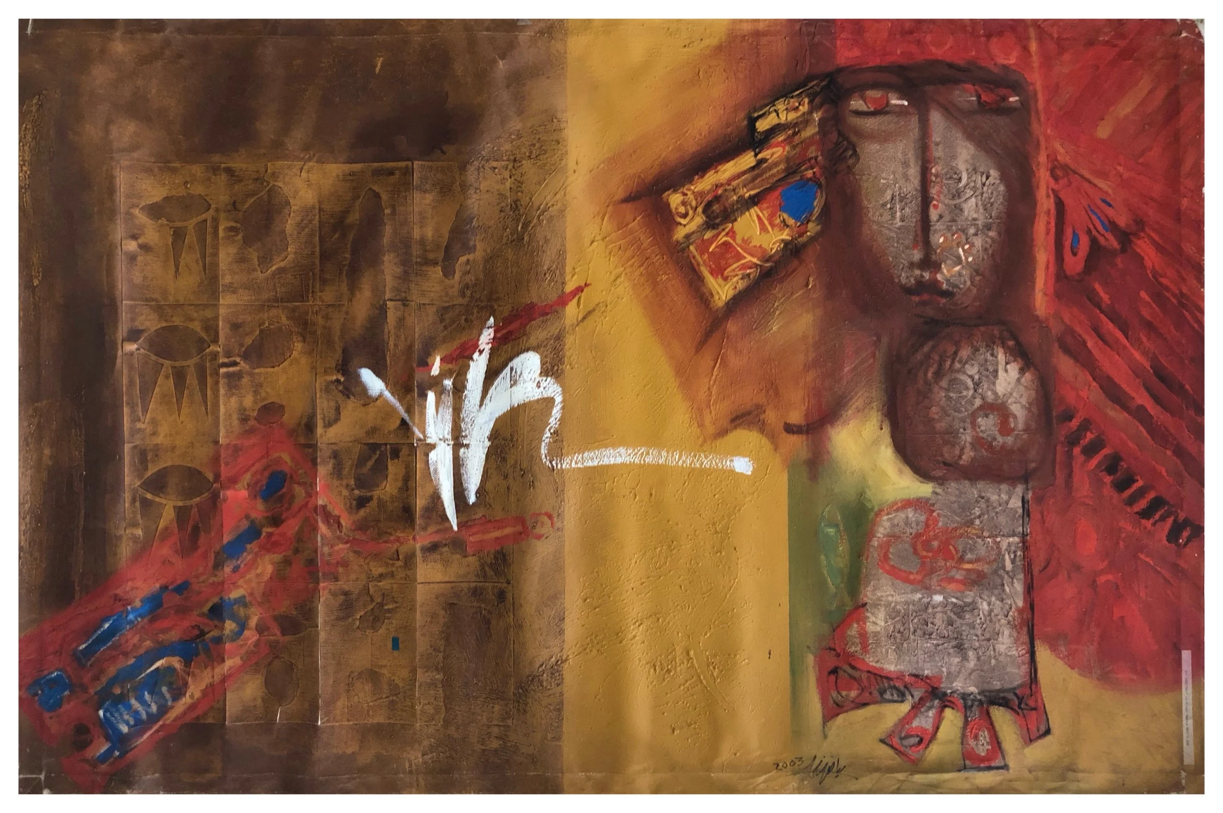 Riyad Ne'mah-Untitled01-Oil on Canvas-100 x 150 cm-2003.jpg