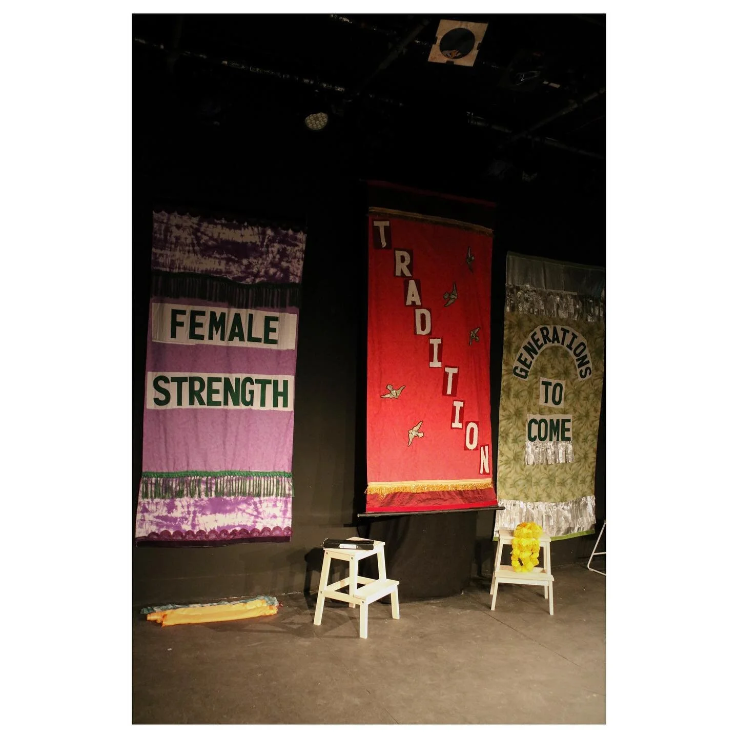 Design work with the amazing @hackney_shed collective. 
Set &amp; Costume design for The Ramayana Reset by @ayeeshamenon. Assistant design and 📸 @schlenkercreatives 
Part of @ntconnections 2022.

#hackneyshed #inclusivetheatre #nationaltheatreconnec