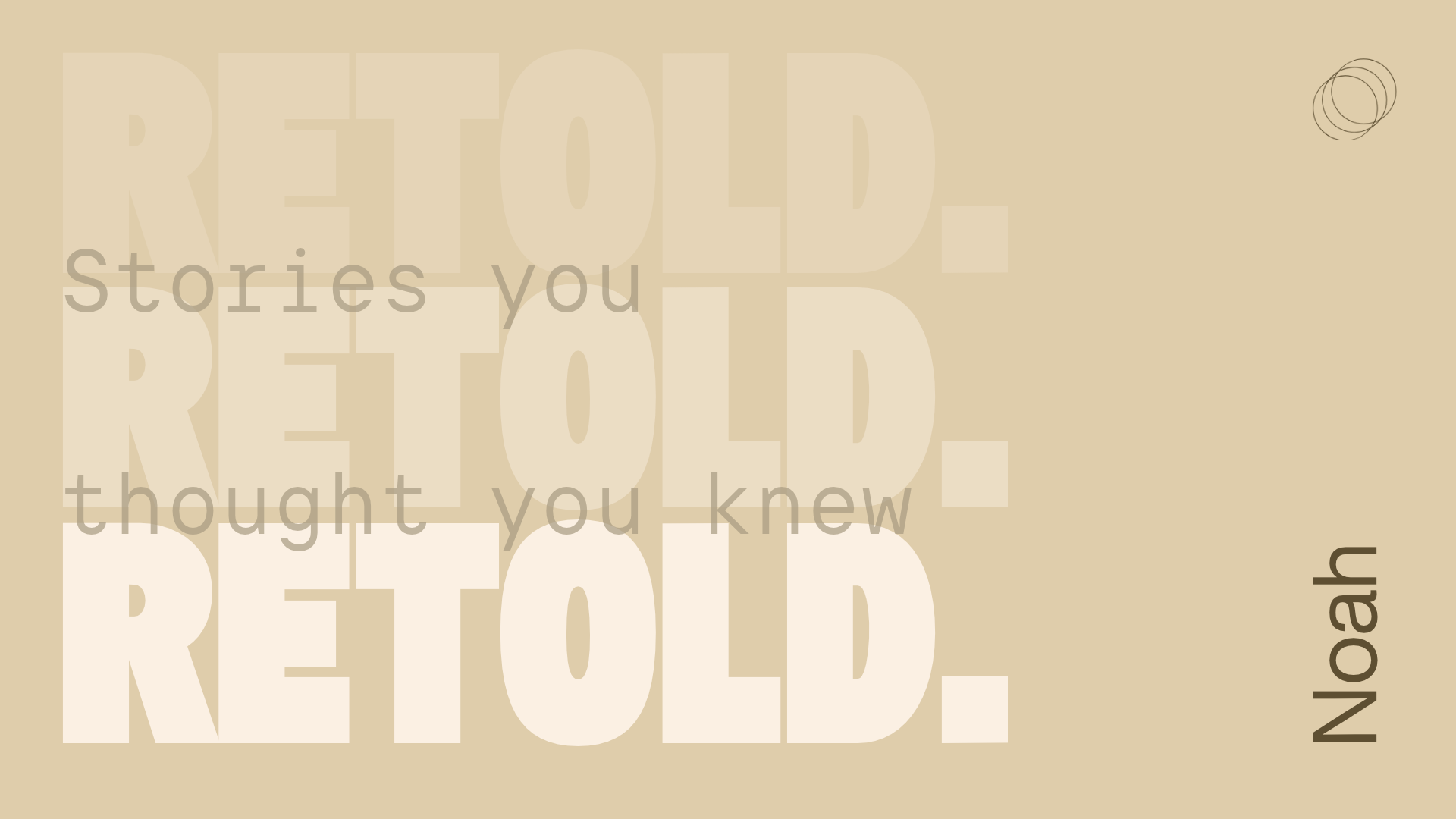 Retold: Stories You Thought You Knew | Noah | Diana Hopkins