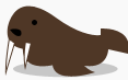(Walrus, the Snow Academy mascot)