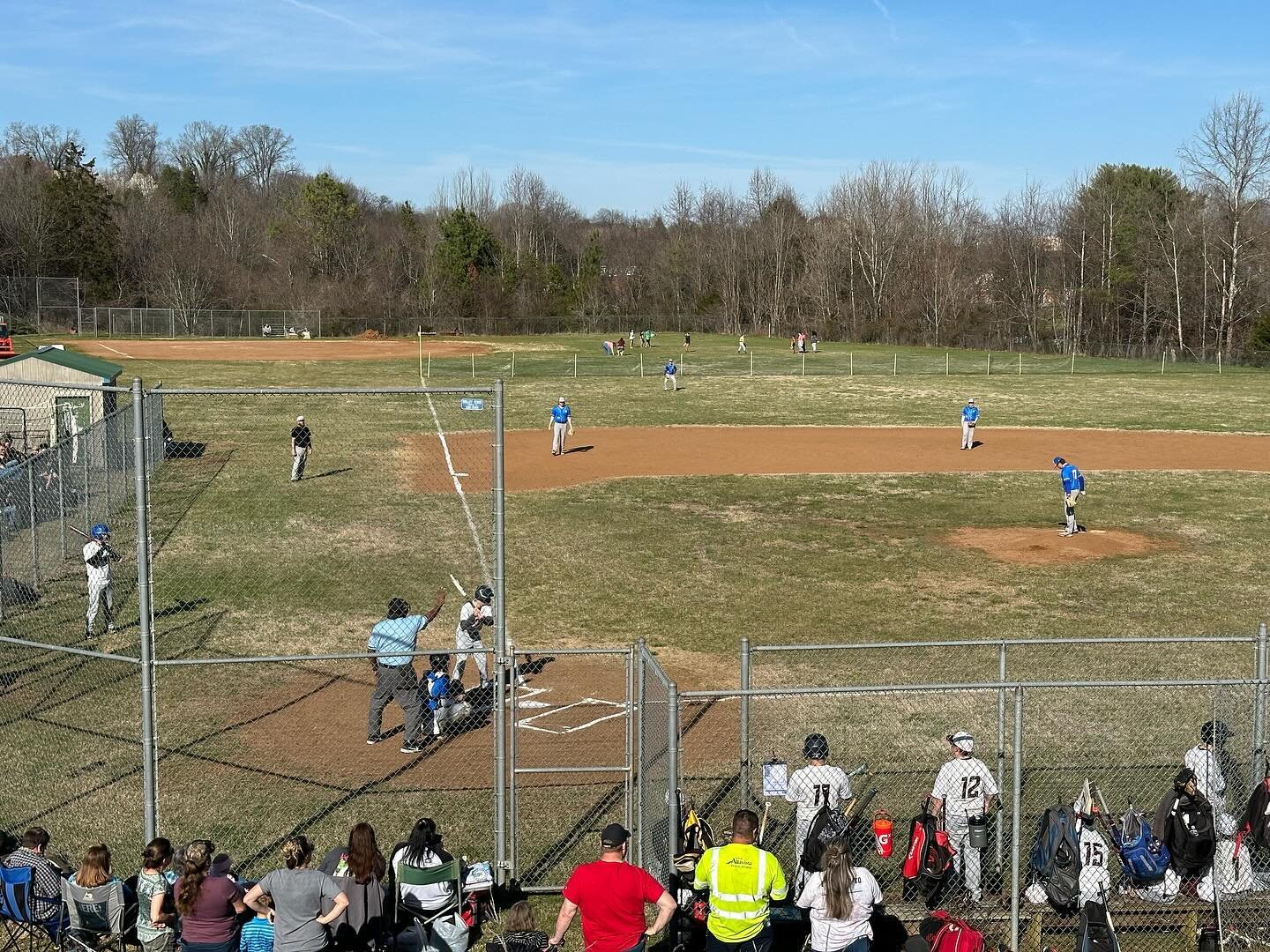 Baseball is back! What a great day for a game. The FCA Varsity baseball team played hard at their first game of the season! ⚾️ 🦁 #FCA #sports #baseball #fun #spring