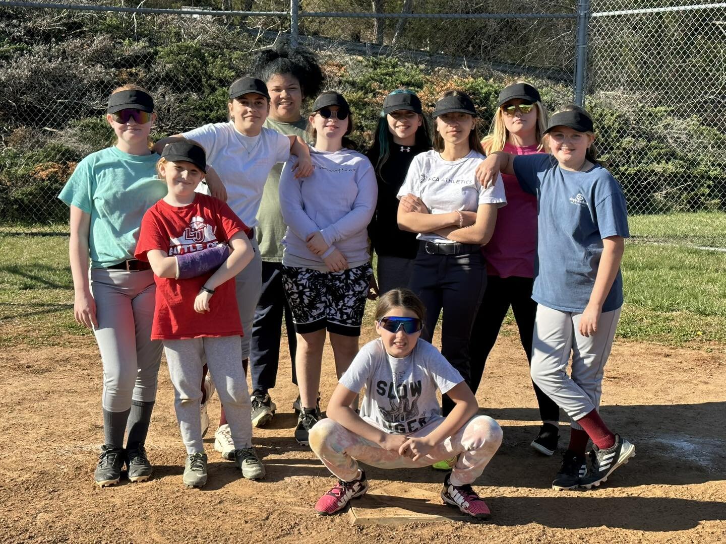 Our softball team is game ready! Come support the Lady Lions as they play two home games this week Tuesday 3/26 and Thursday 3/28 at 4:30pm! 🥎 🦁 #fca #lady #lion #sport #game