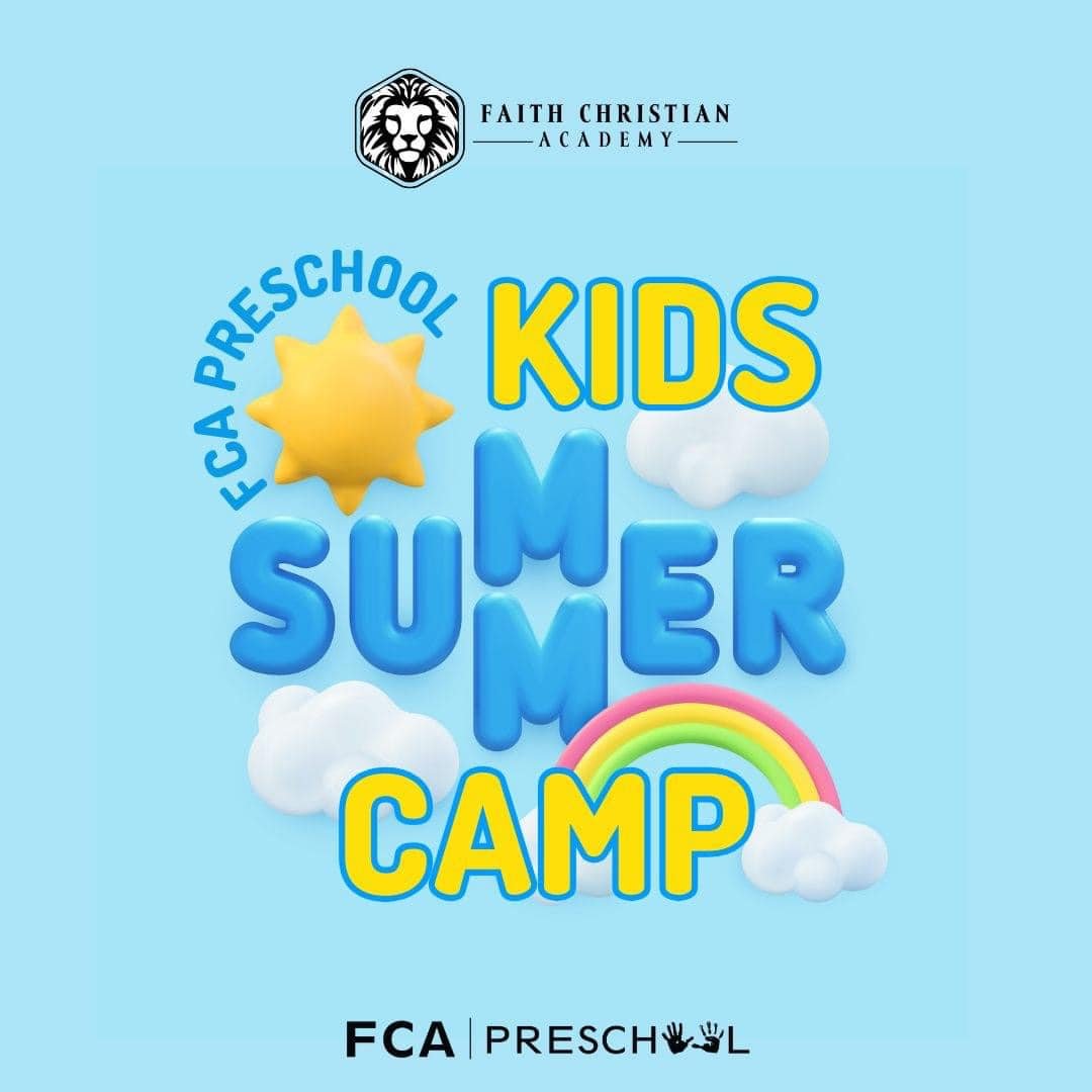 FCA is gearing up for Preschool Summer Camps! Our camps are open to 3 - 5 year old's that are completely potty trained. Camp hours are 8am to 12pm. A light snack will be provided each day. If your child has allergies please send in a snack. Use the l