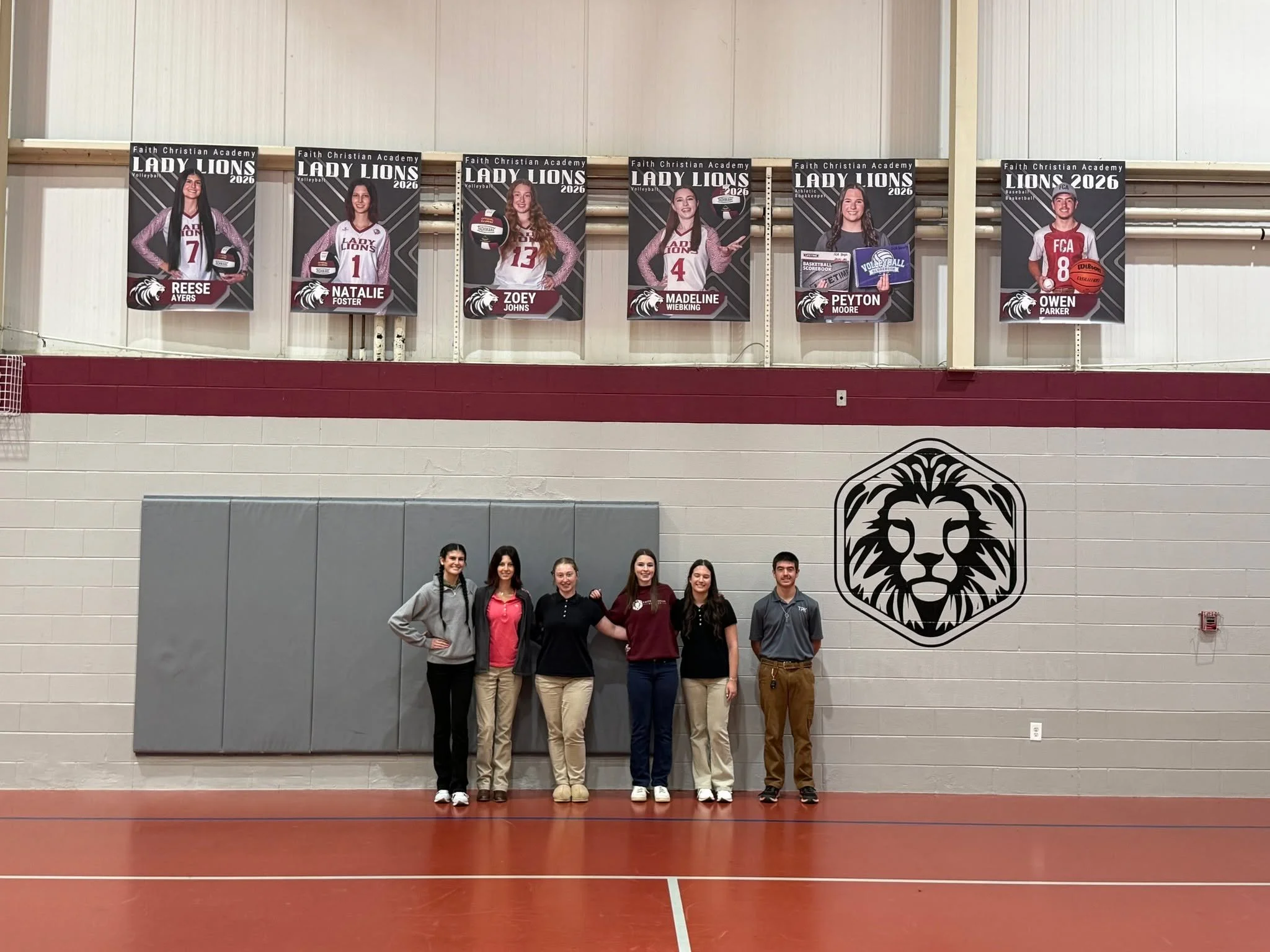 🏅 Senior Spotlight: Class of 2026 🏅
Faith Christian Academy is proud to celebrate our senior athletes as their banners are officially hung in the gym! 🎉 These outstanding student-athletes have represented FCA with dedication, determination, and he