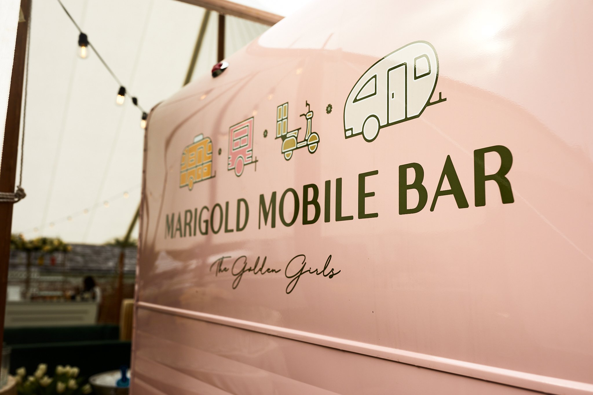 Marigold Mobile Bar Toboggan (Rainbow ) — Marigold Catering