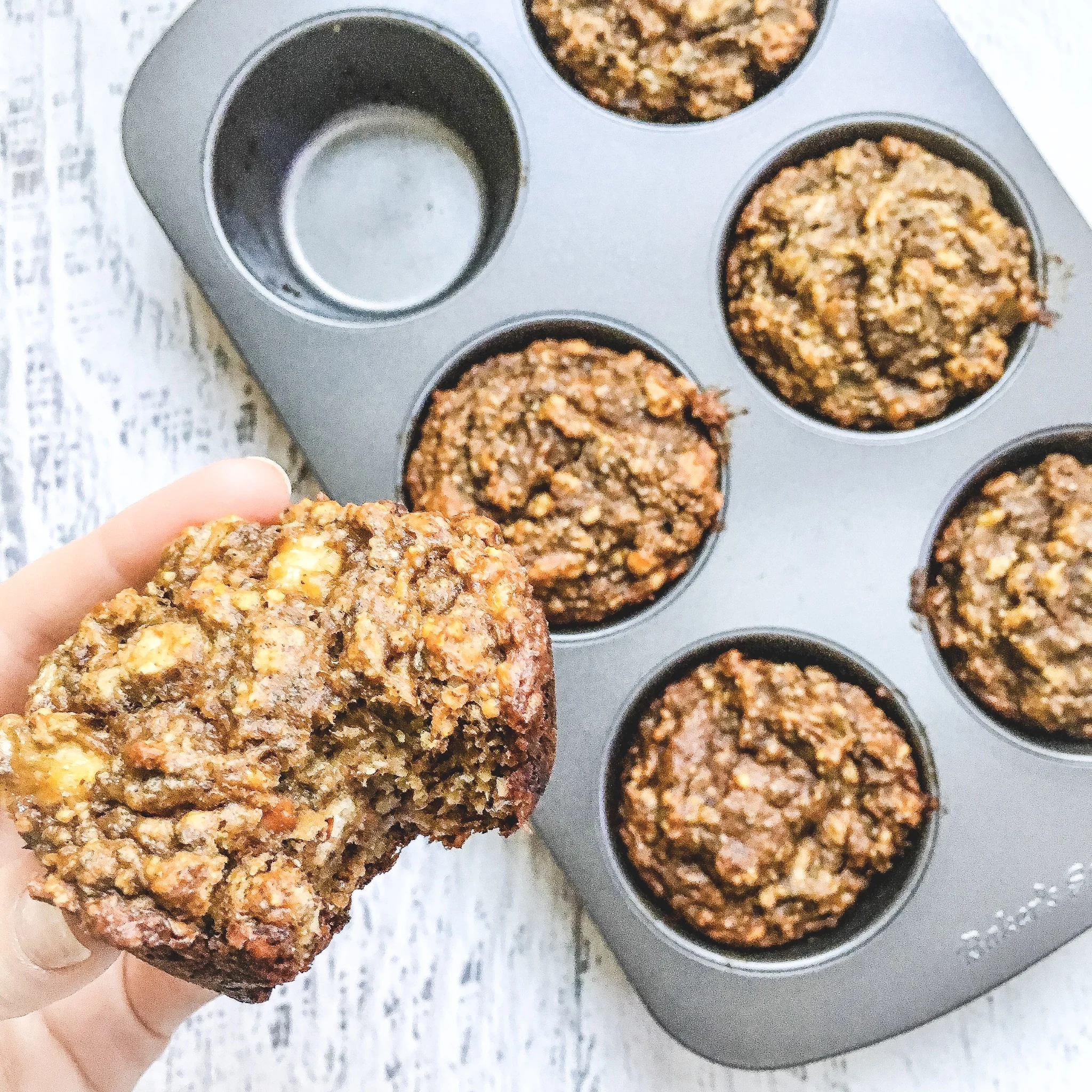Banana Peanut Butter Muffins