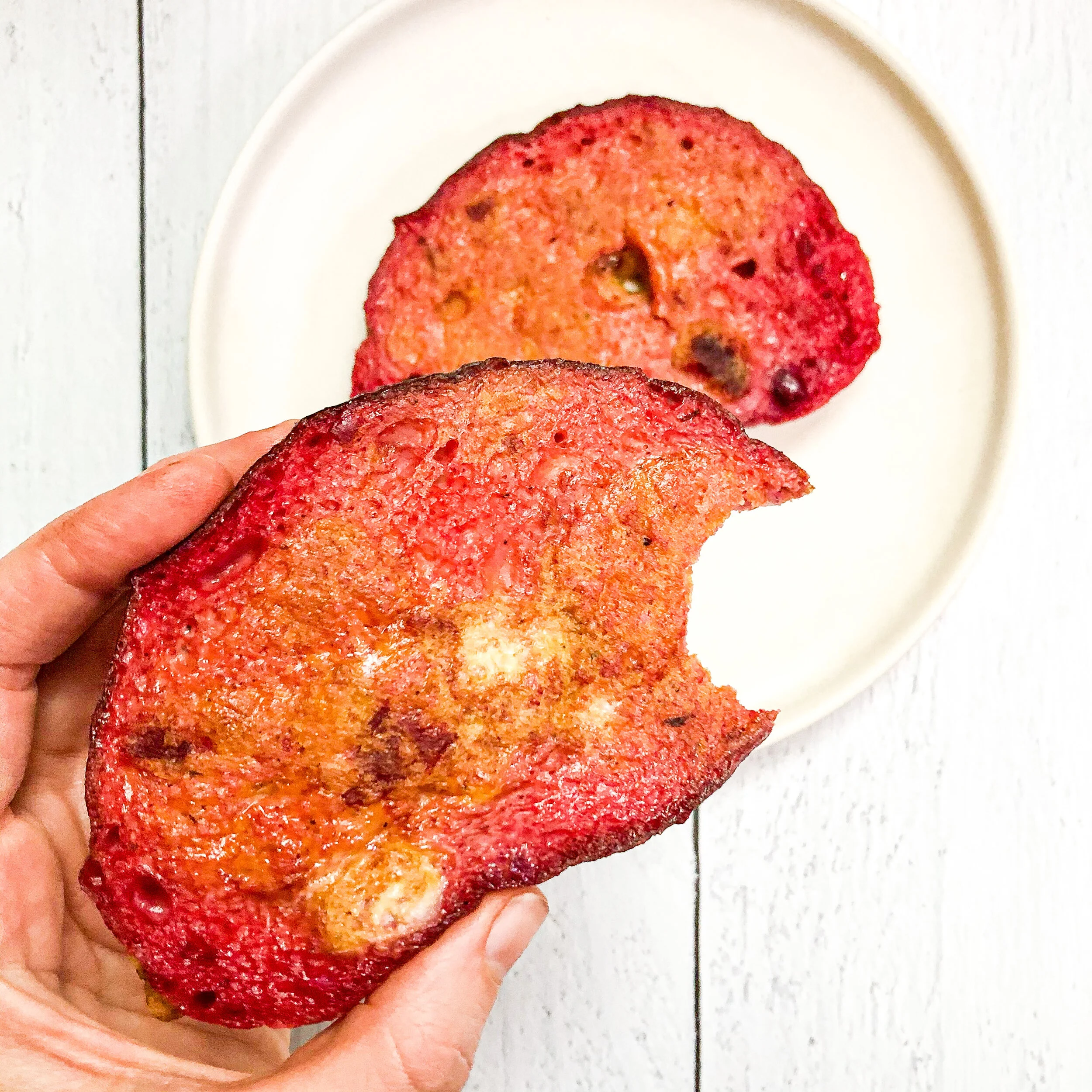 Tie Dye French Toast (featuring beets!)