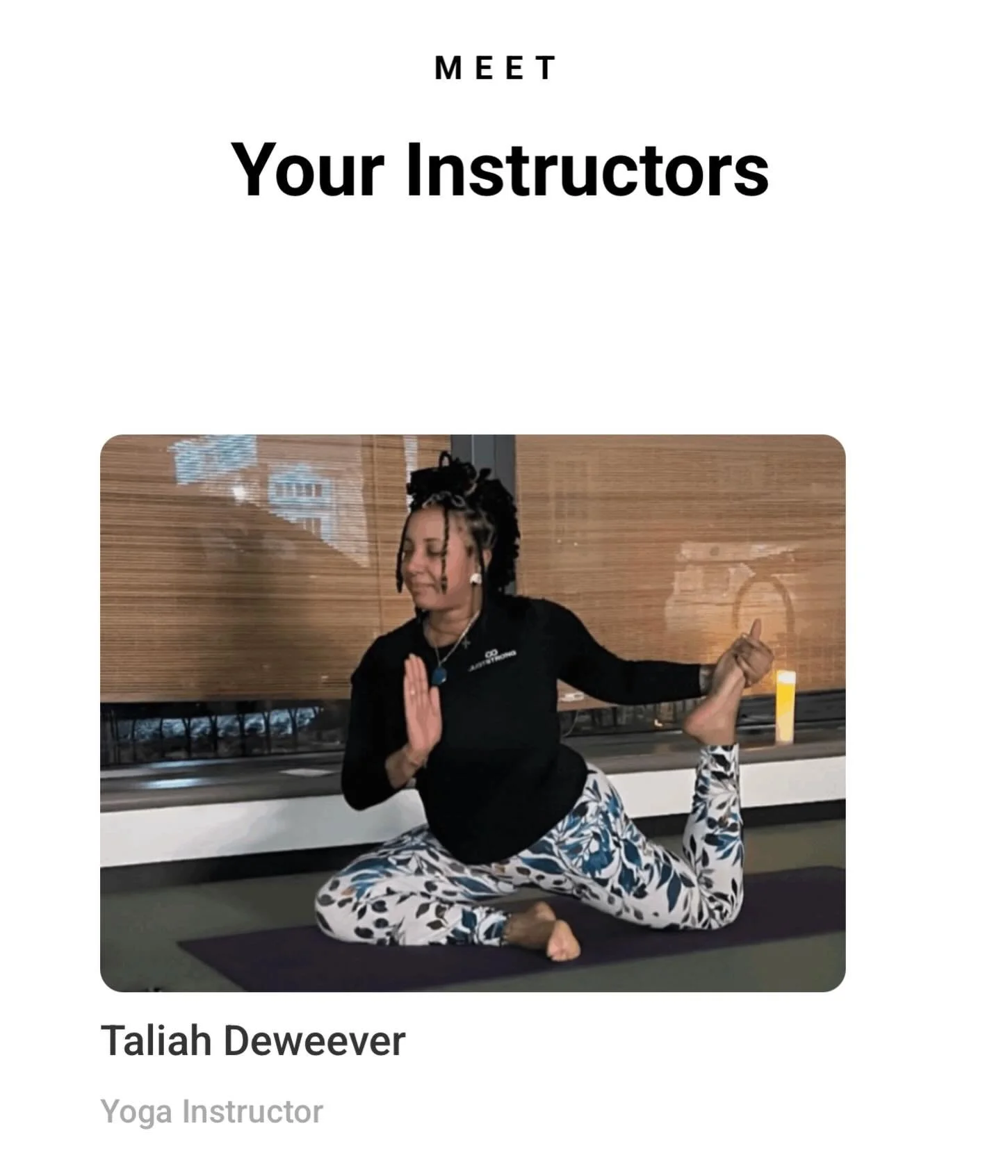 Teaching Every Tuesday @6:15pm

Come and flow