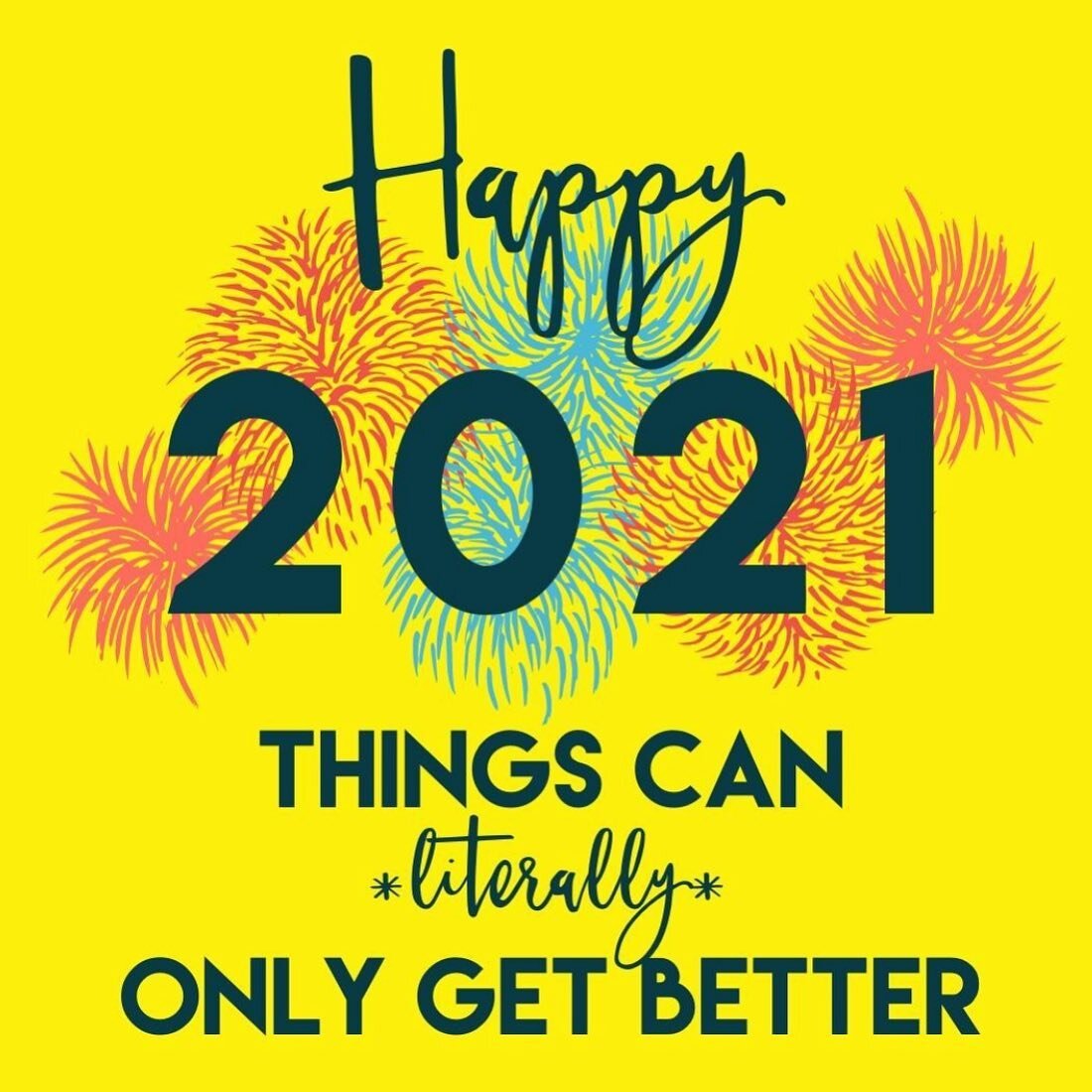 HAPPY NEW YEAR!⁠
⁠
We're a pretty optimistic bunch here at TVT, but even we have to concede that was one hell of a shitter of a year! ⁠
⁠
We truly wish you an amazing 2021 (though we'd settle just for better!)⁠
⁠
