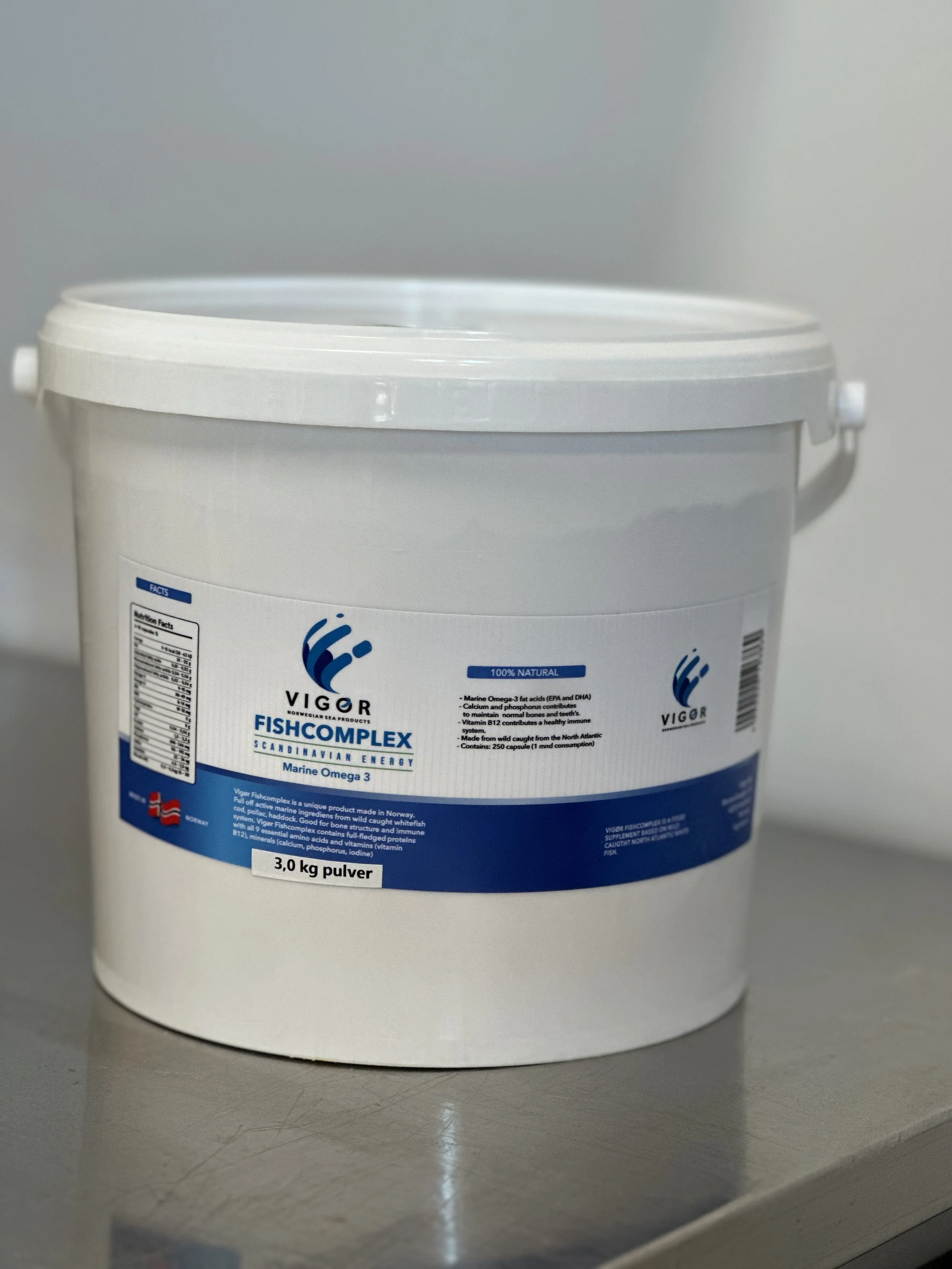 Fisketilskudd pulver 3 kg. (best før: 11-2026)