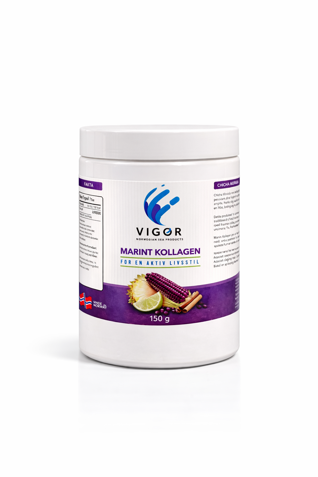 Marint kollagen med smak av Chicha Morada (150 g).