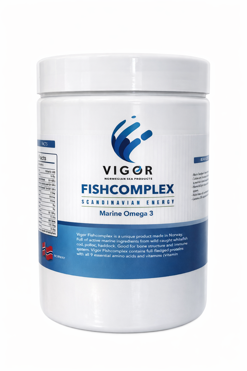Fishcomplex – marint fisketilskudd i pulver (500g-6kg)