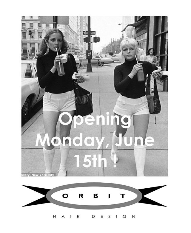 Orbit Hair Design will be opening back up this coming Monday, June 15! The health and safety of our stylists and clients is incredibly important to us&mdash; visit our website to learn more about the measures we&rsquo;ll be taking to keep everyone sa