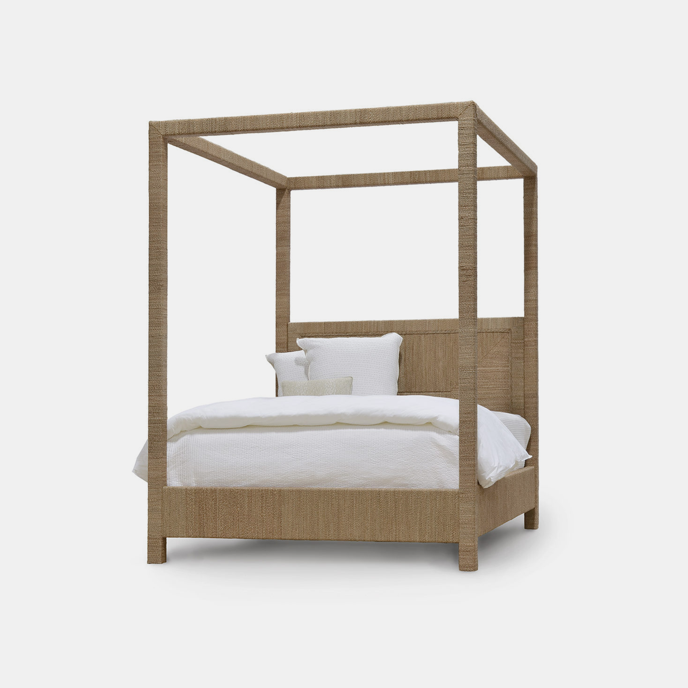 Woodside Bed 65.75"w x 85.75"d x 88"h (queen) SKU2392PLK
