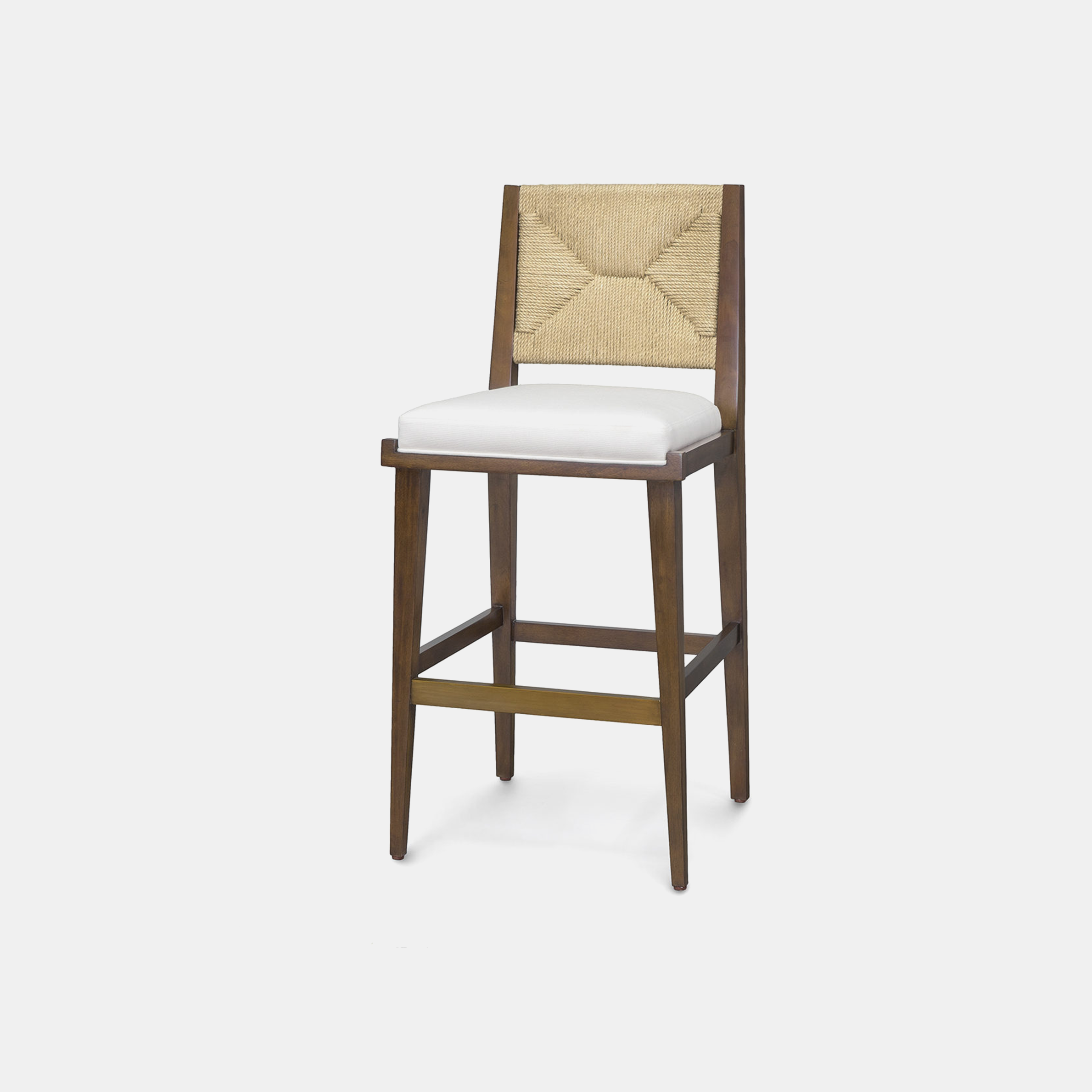 Grant Bar Stool 20"w x 20.25 "d x 43"h Available in 30” bar stool and 24” counter stool. SKU1222PLK