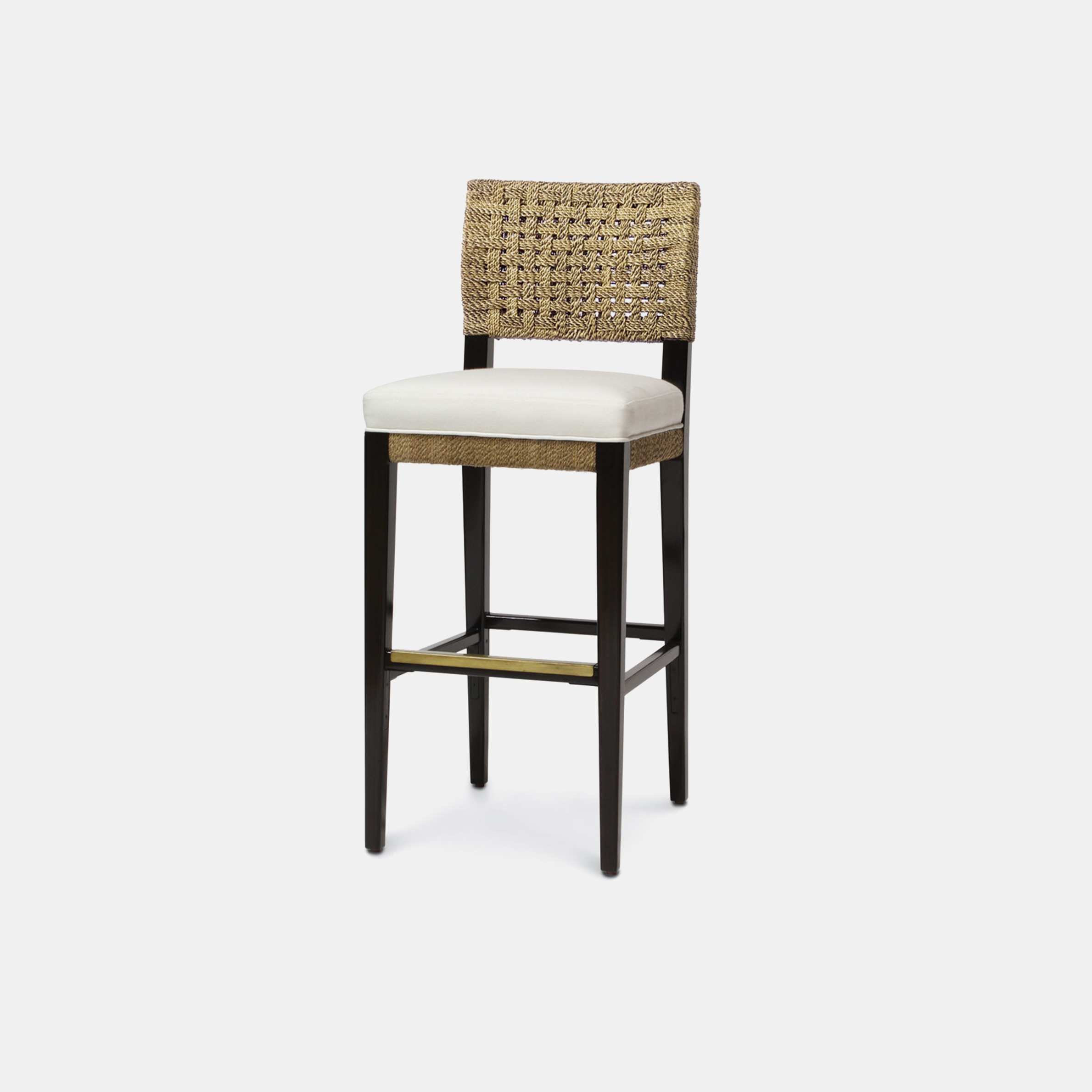 Panamawood Bar Stool 17"w x 21"d x 43.25"h Available in 30” bar stool and 24” counter stool. SKU15028PLK