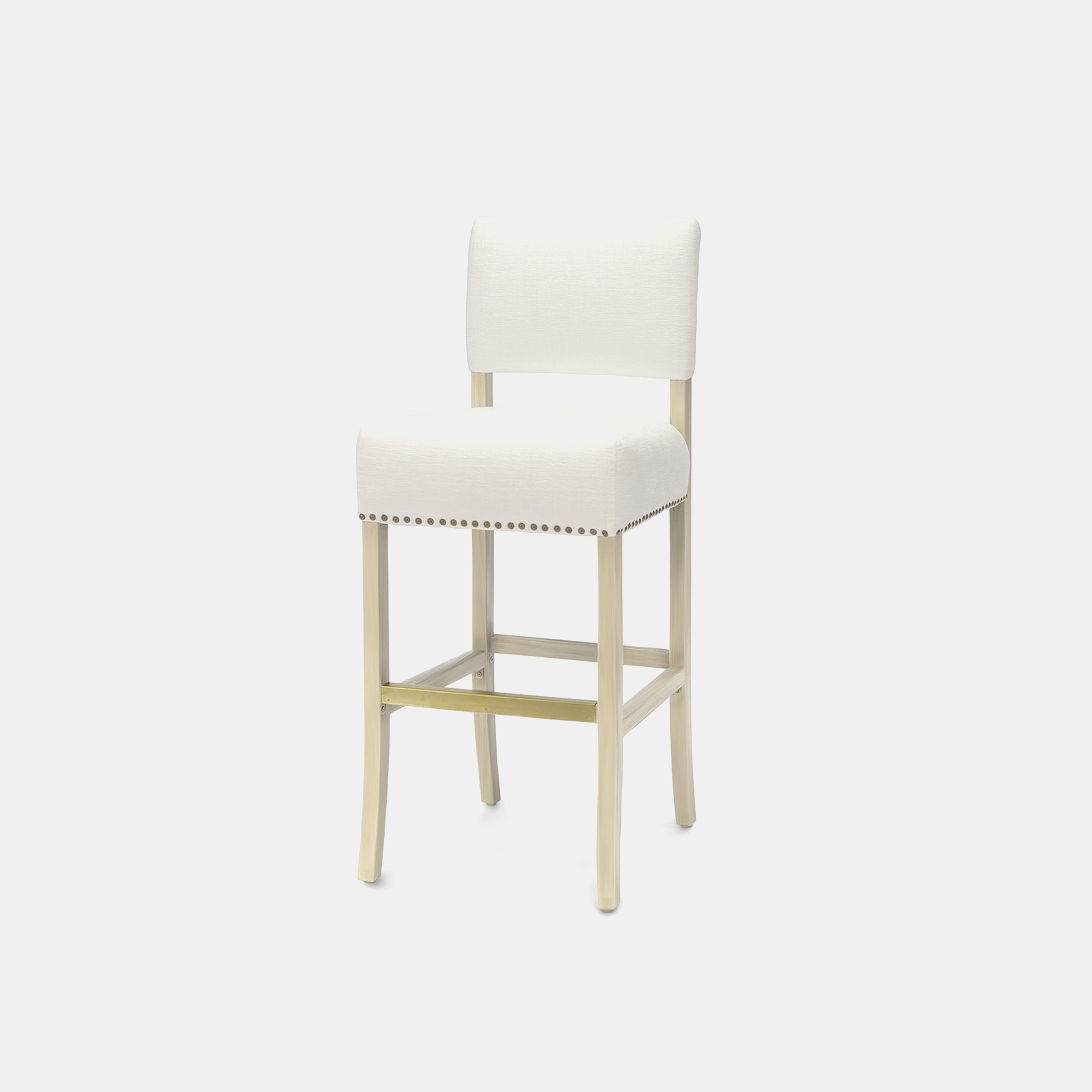 Portland Bar Stool 18.25"w x 21.5"d x 44.25"h Available in 30” bar stool and 24” counter stool. SKU5789PLK