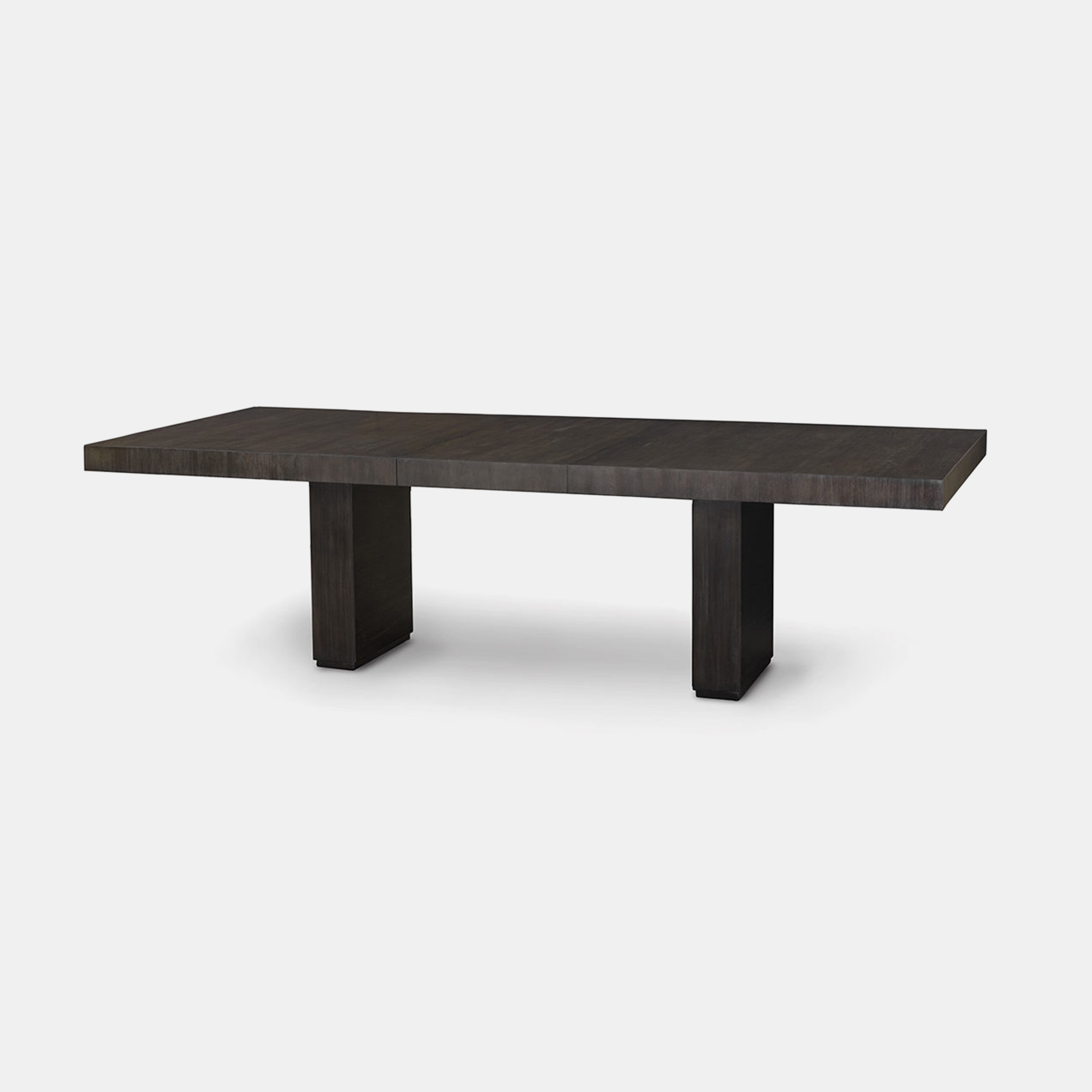 Broderick Dining Table Plantation hardwood. With Two Leaves: 120"l x 43"w x 30"h With One Leaf: 100"l x 43"w x 30"h Without Leaf: 80"l x 43"w x 30"h SKU5569PLK