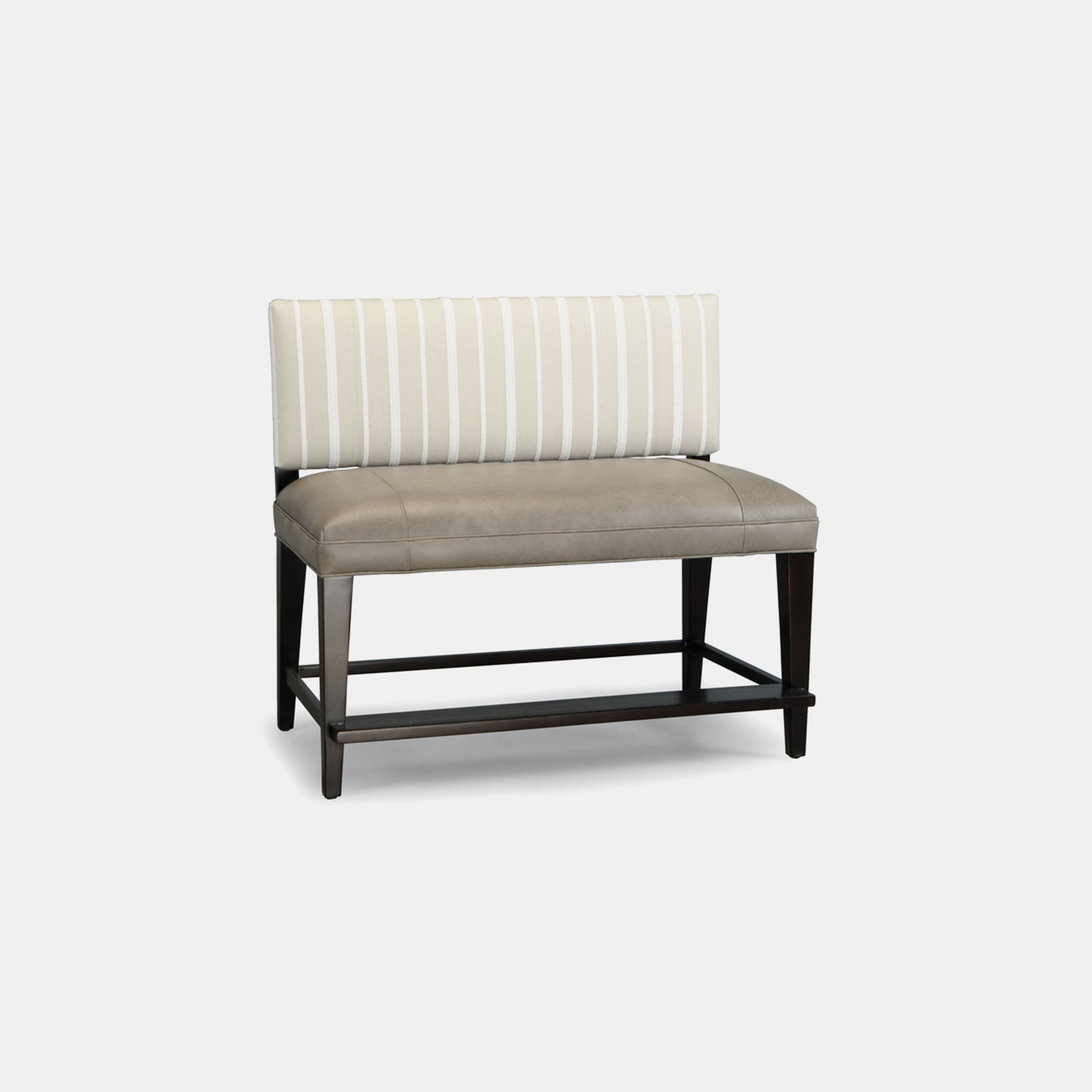 Keats Counter Bench 25” seat height. Available as dining bench and counter bench at 43" and 85" widths. SKU1209STN