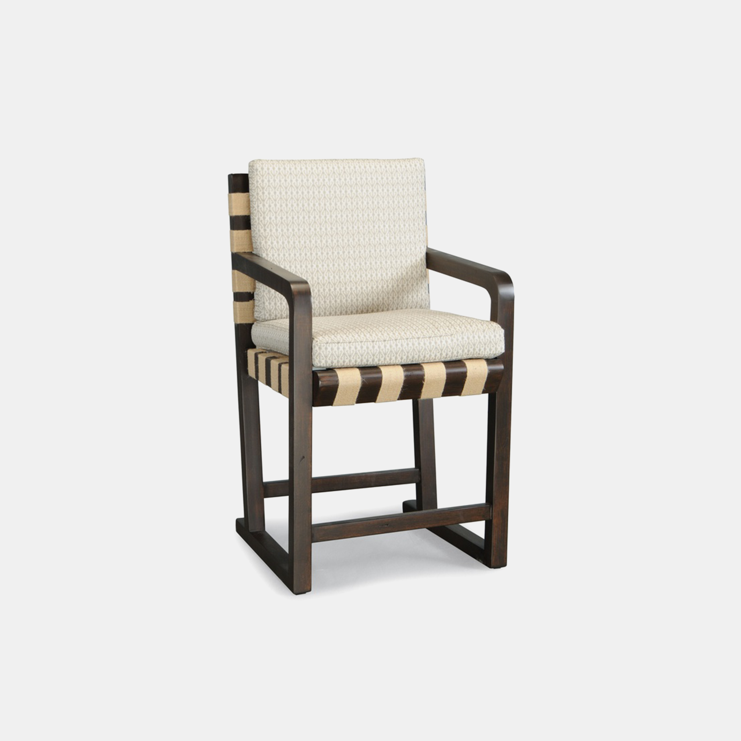 Sled Counter Stool 24” seat height. Also available as dining chair. SKU4592STN