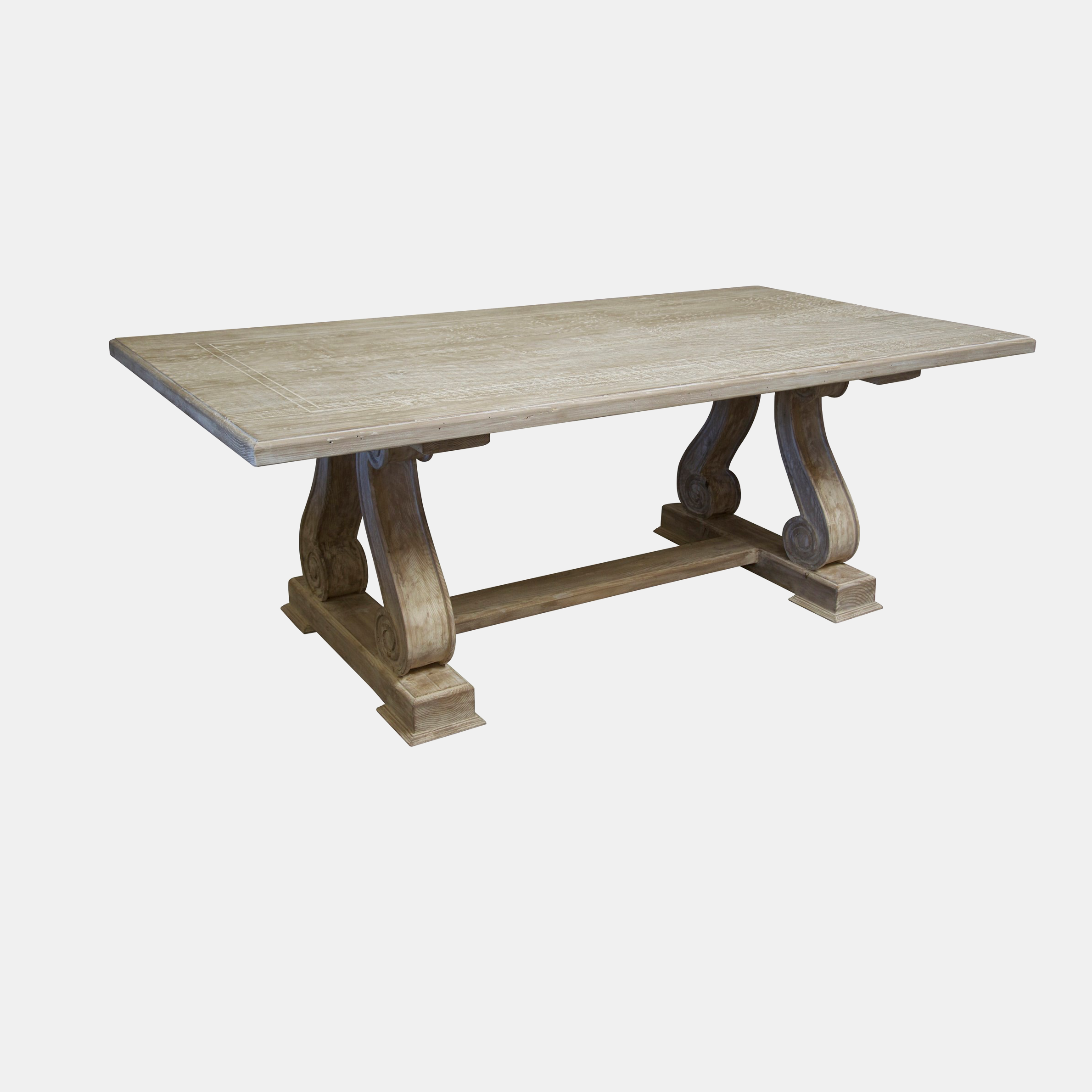 Rachel Dining Table 84”, 96”, 108”, or 120”l x 44”w x 30.5”h SKU153CFC