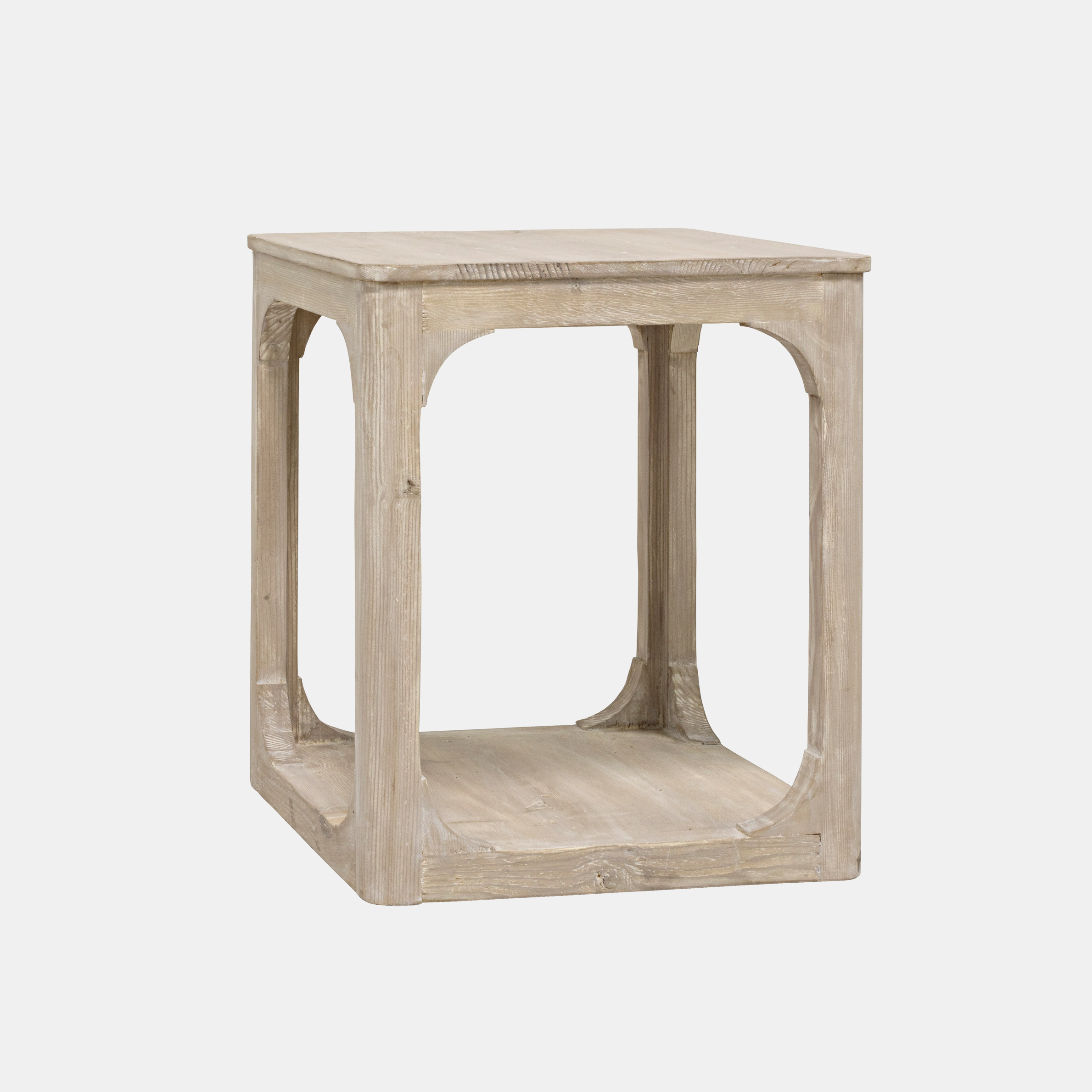 Gimso Side Table 22”l x 22”d x 26.5”h Also available as coffee table (round, square, or rectangular), bookcase, and console. SKU6902CFC