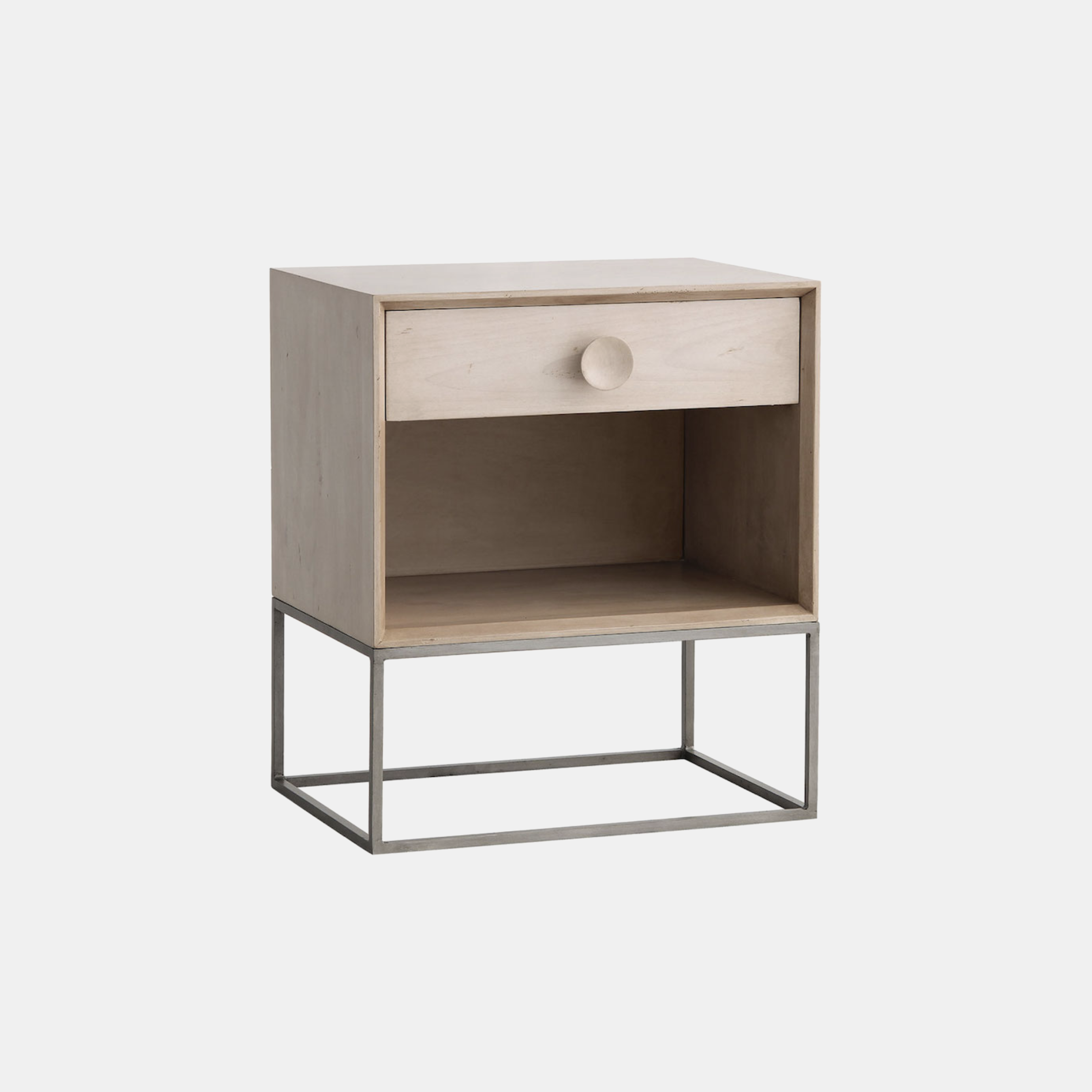 Spencer Nightstand 22”l x 16”d x 25.5”h Available in several wood and metal finishes. Also available as 2-drawer nightstand, 3- and 6-drawer dressers, and 4-door and 2-door/3-drawer entertainment consoles. SKU578RFH