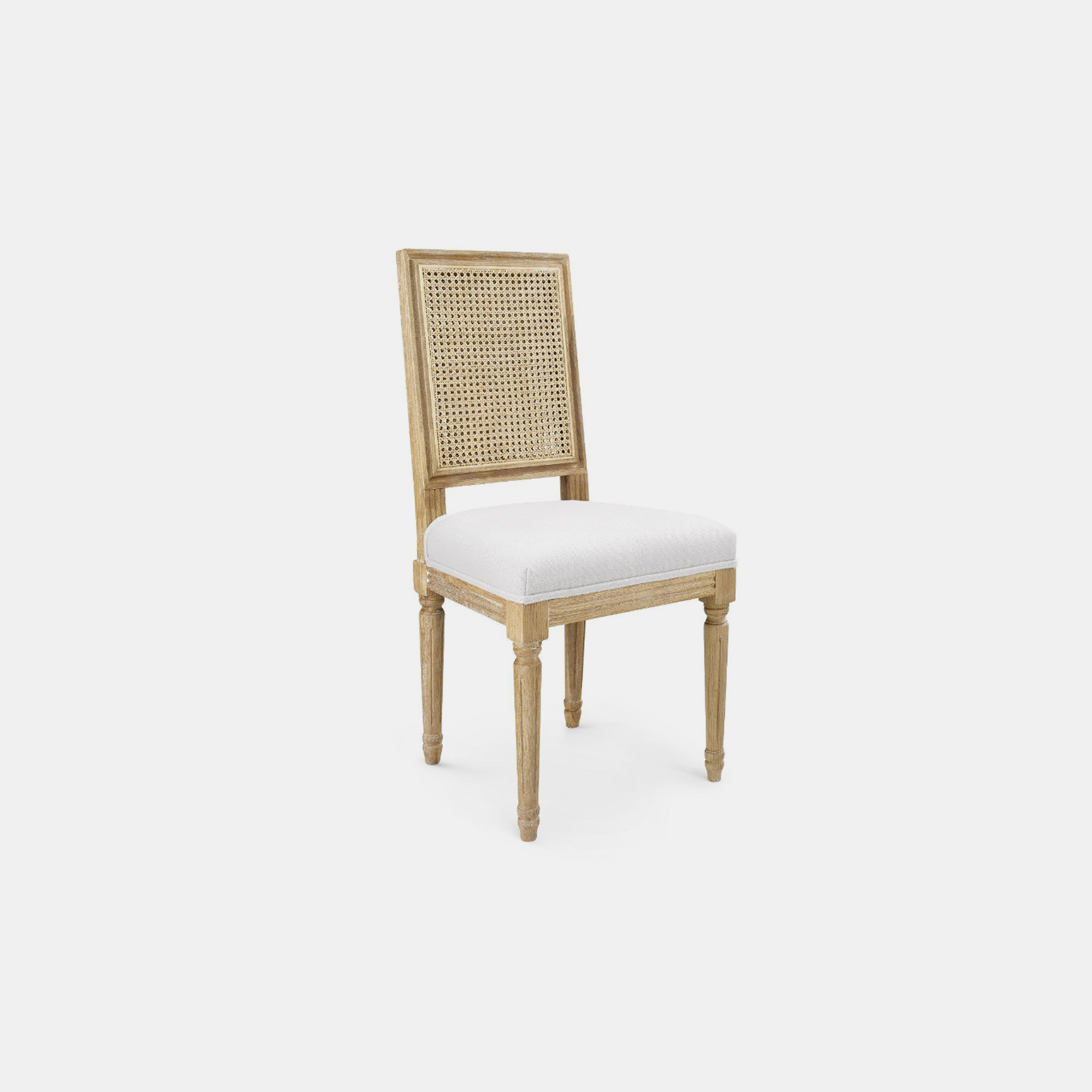 Annette Side Chair 19”w x 19”d x 38.5”h Available in natural (shown) and gray. SKU244BGW