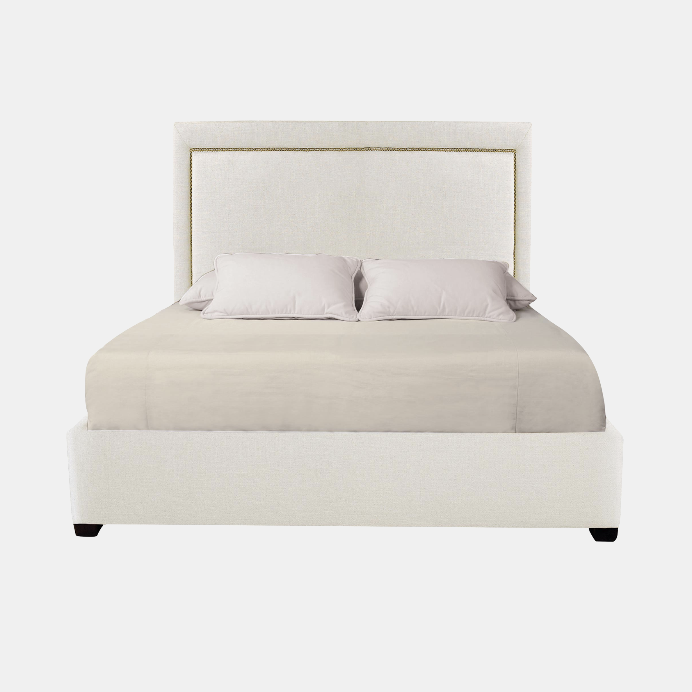 Morgan Bed 82-1/4”w x 87-7/8”l x 64”h (queen) Available in twin, full, queen, california king, and eastern king. Also available as headboard. SKU463BHT